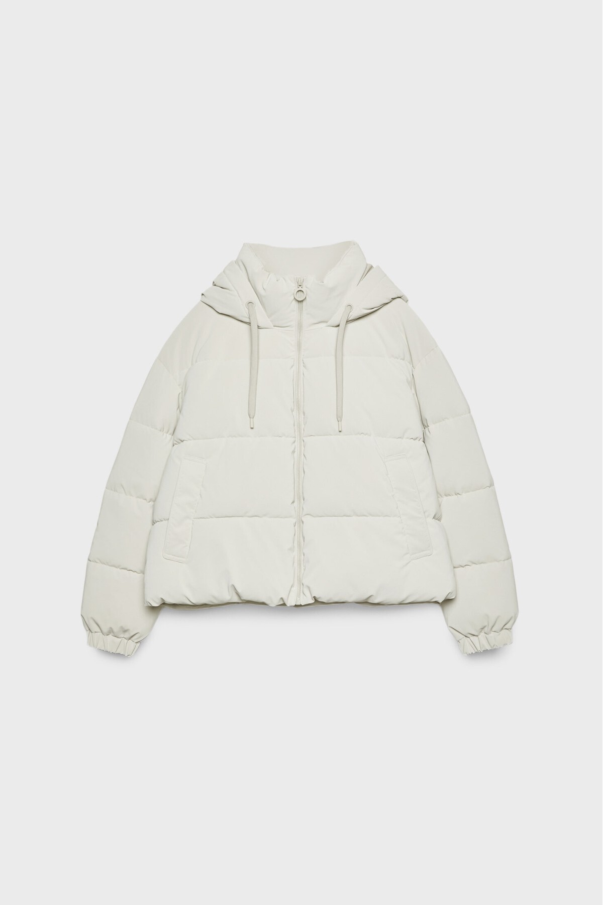 Stradivarius  Kapüşonlu şişme mont - Görsel 5