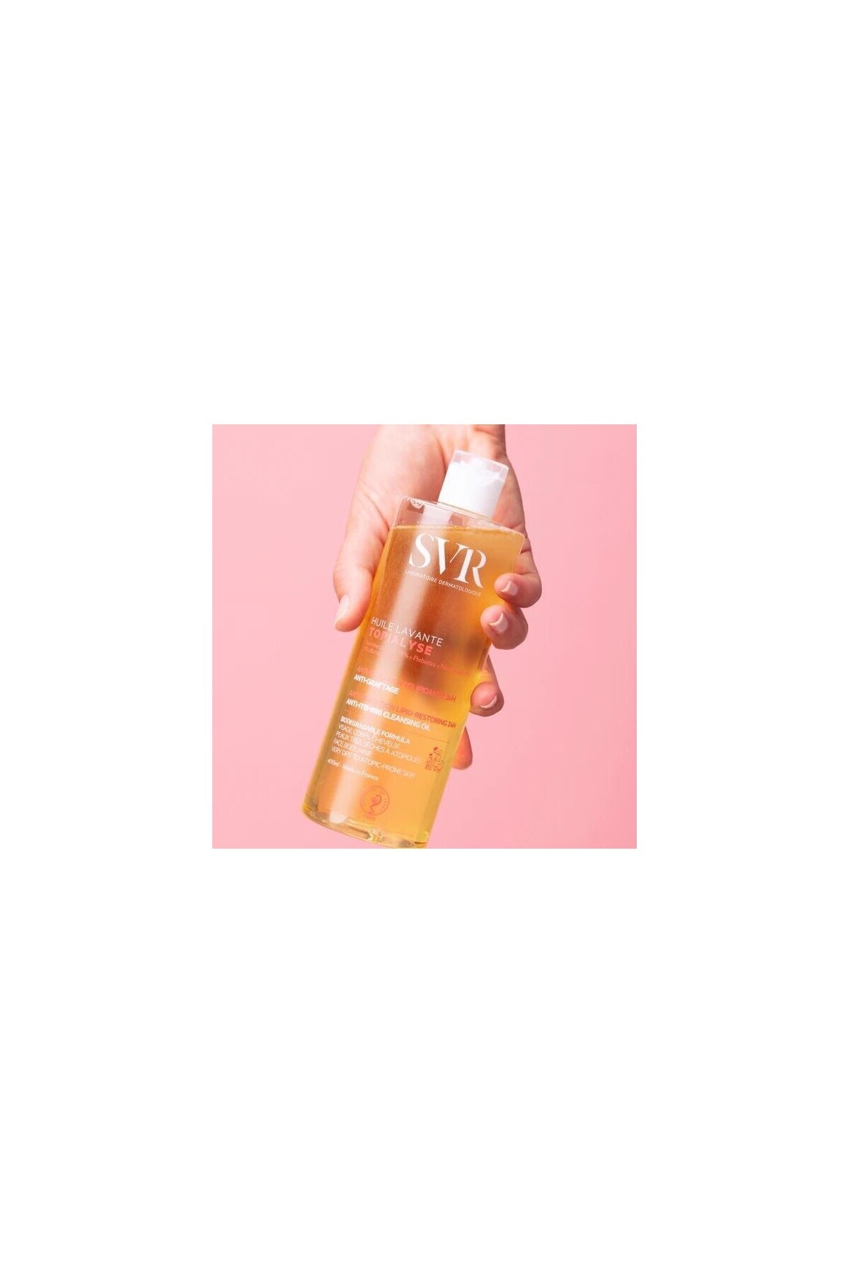 روغن پاک کننده ضد خشکی و ناراحتی توپیالیز مدل HUILE LAVENDER 400ml — TOPIHL400ML — تصویر 7 از 7