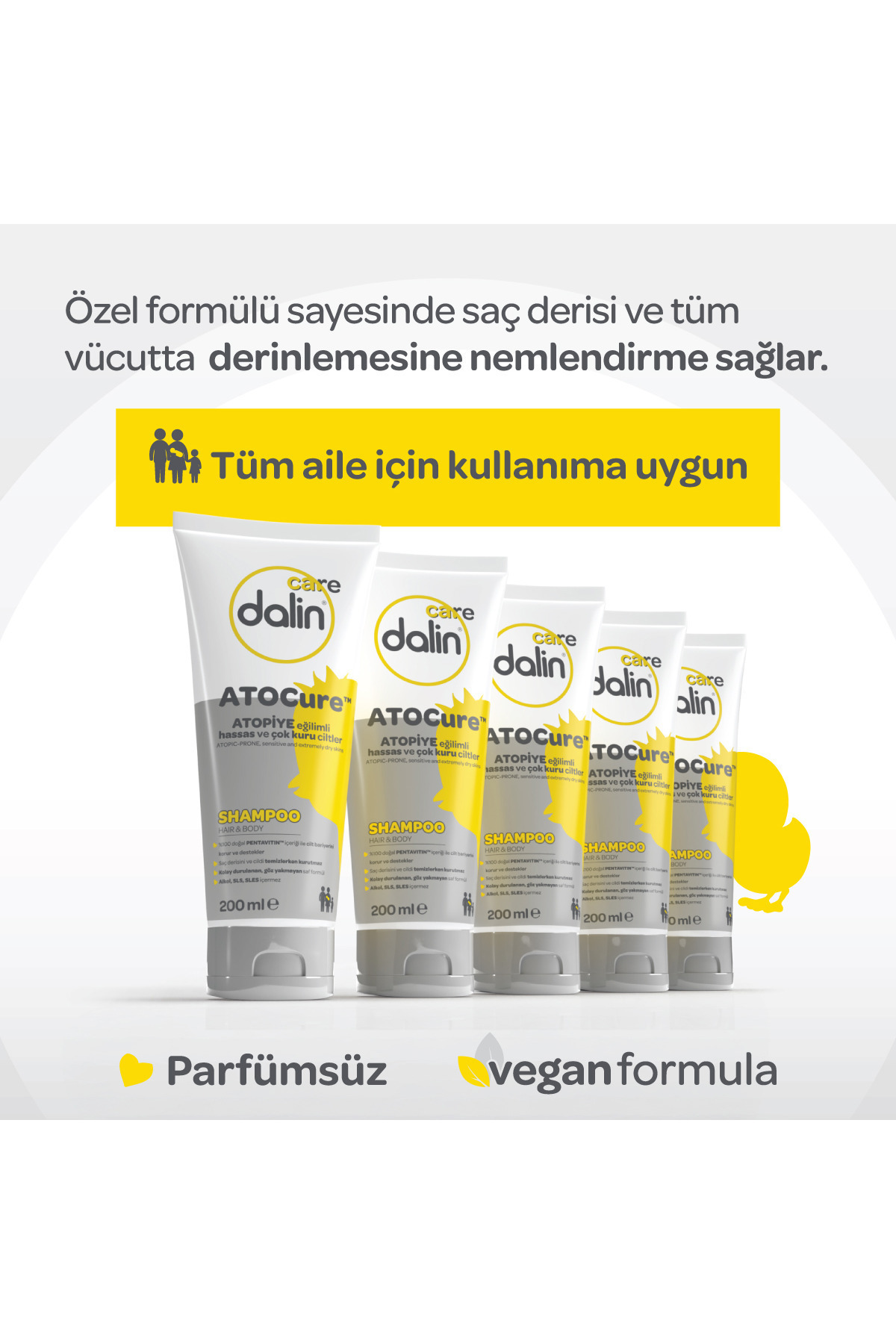 Dalin Care Atocure Şampuan 200 ml fotoğrafı 4 (önizleme)