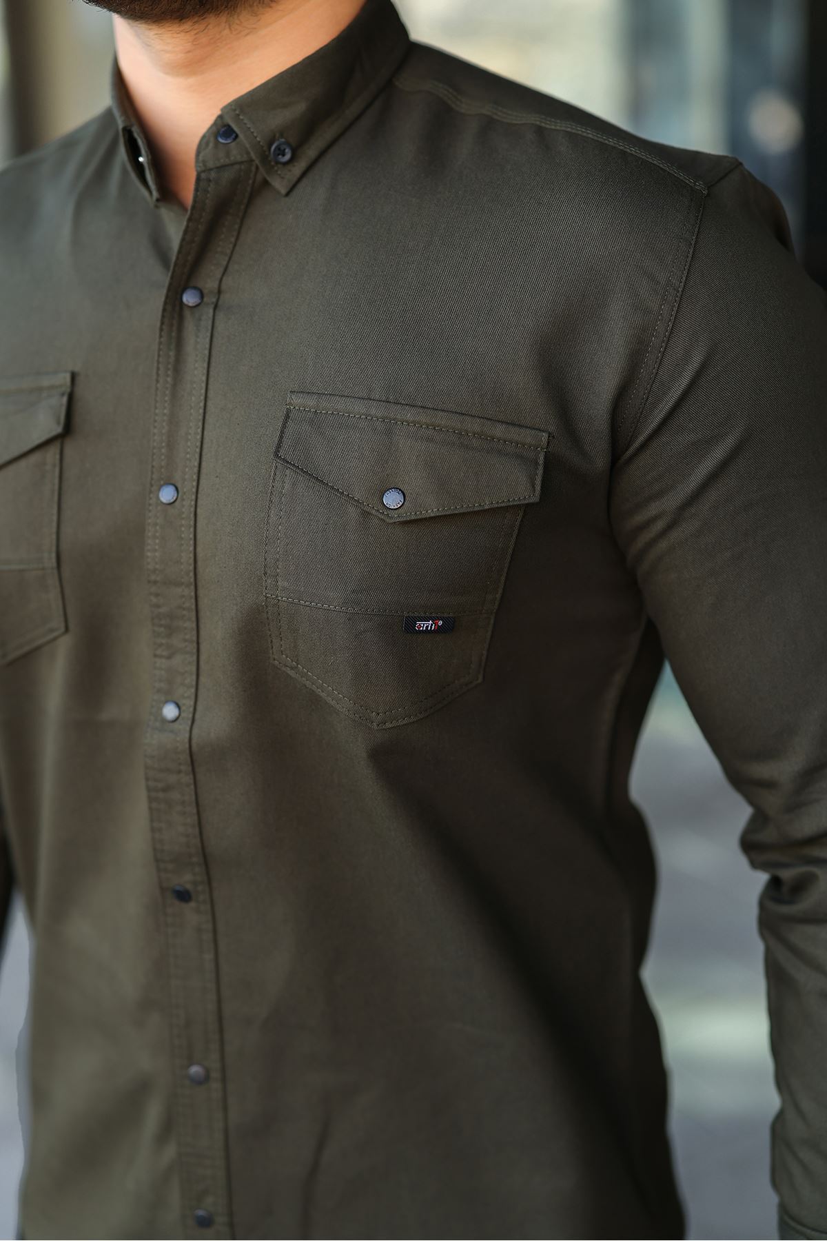 masso moda  Slim Fit Jeans - Kot Erkek Gömlek Günlük Kullanıma Uygun - Görsel 2