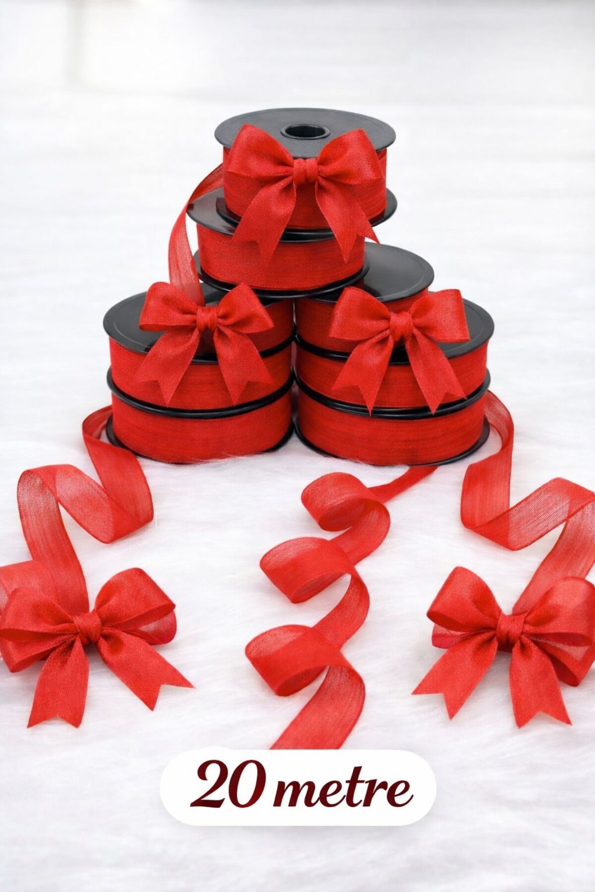 25 Mm Linen Ribbon Nopel 20 Mt