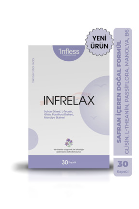 infless Infrelax – Safran, L-Theanin, Glisin, Passiflora, Manolya İçeren Bitk...