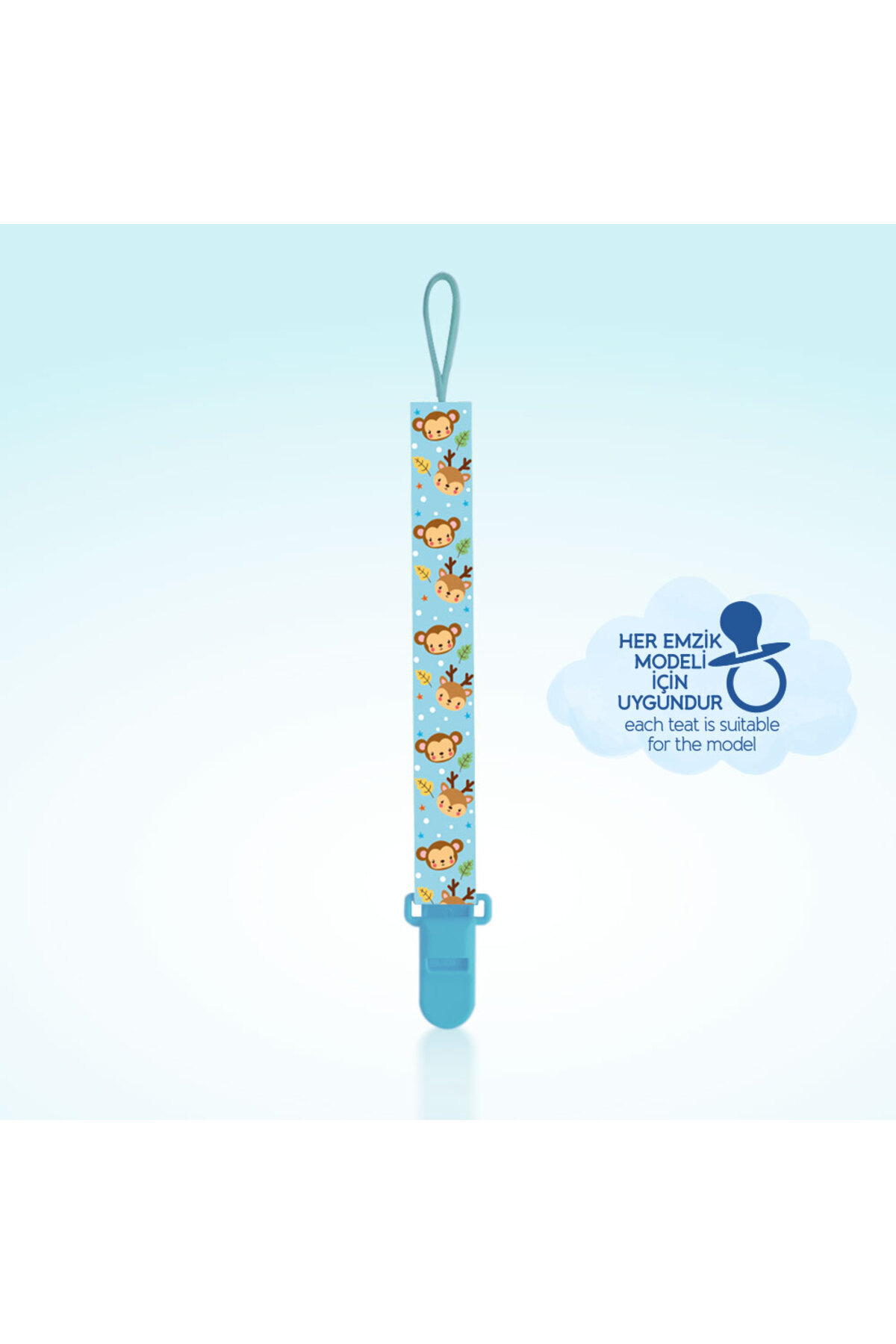 Wee Baby Zoo Emzik Bandı - MAVİ fotoğrafı 3 (önizleme)