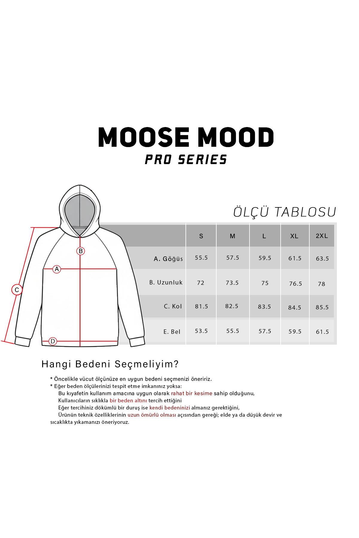 Moose Mood Deep Pro Series Balıkçı Yelkenci Trekking Tam Fermuarlı Kapüşonlu Sweatshirt görsel 8