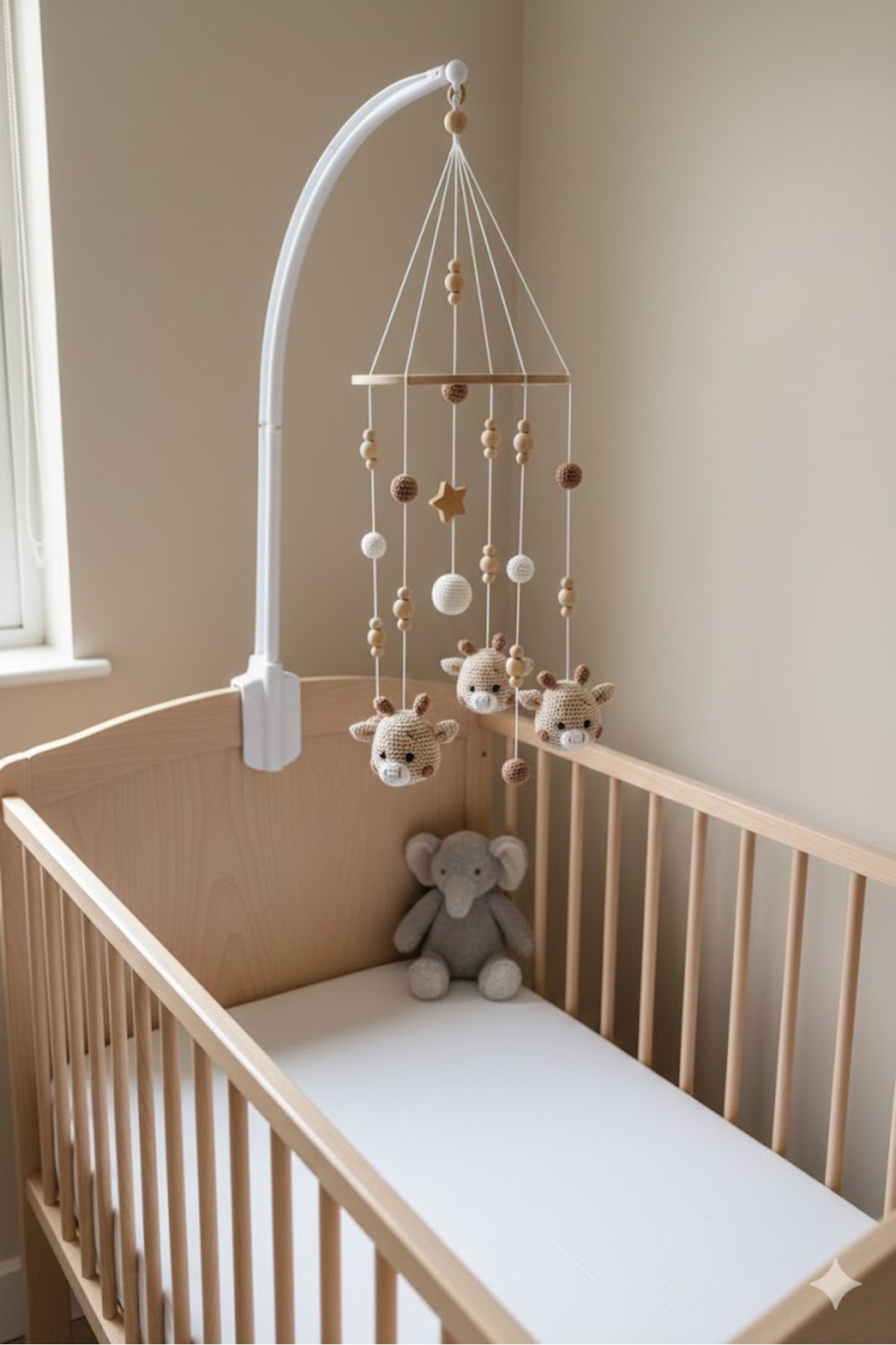 NEVAMATÖLYE El Yapımı Amigurumi Dönence – Bebek Odası Dekoru ve Huzur Veren Uyku Arkadaşı fotoğrafı 2 (önizleme)