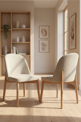 UMS MOBİLYA 2'li Mira Sandalye - Mutfak ve Salon Sandalyesi - Yemek Sandalyesi