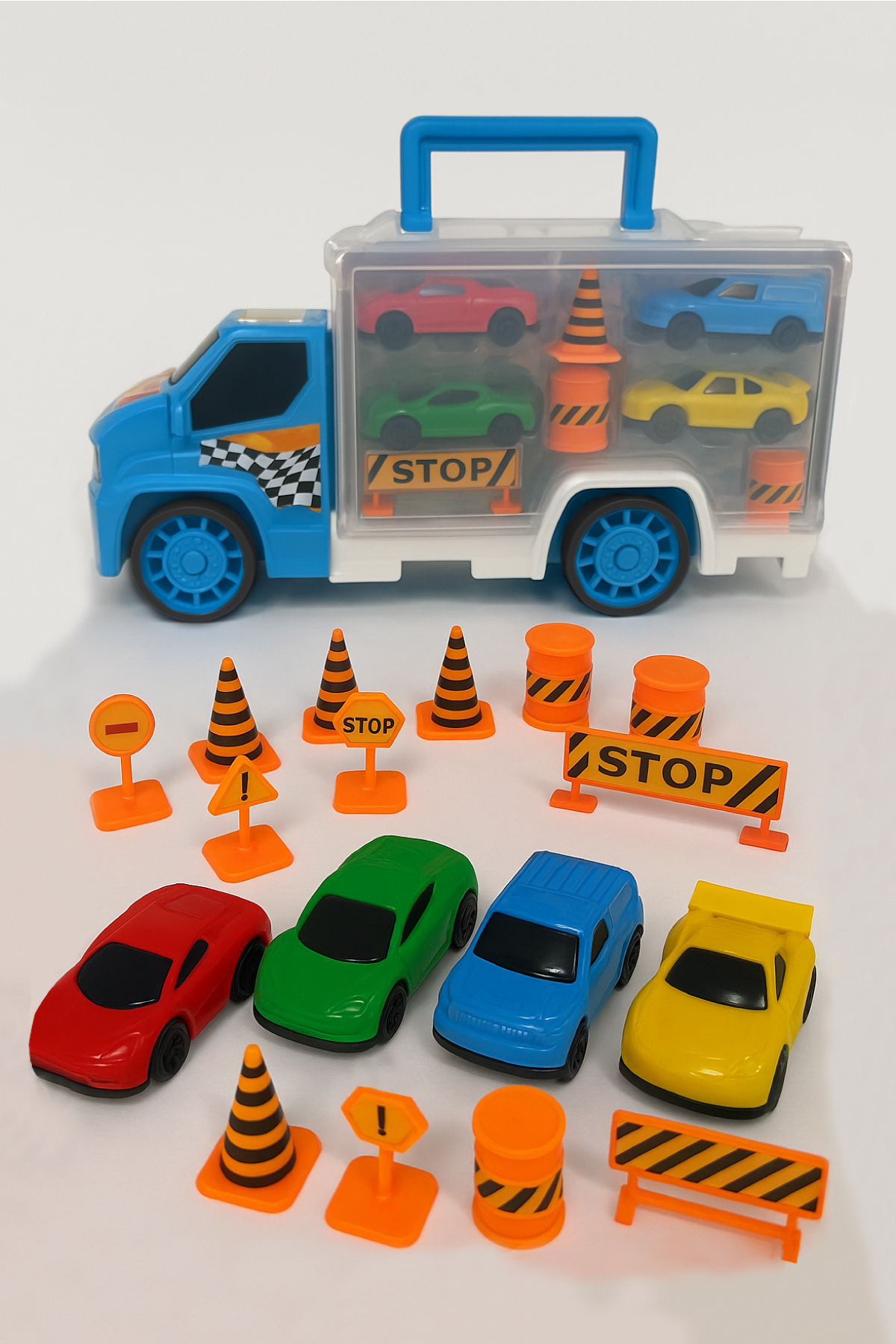 Smartfox Taşıma Çantalı Plastik Oyuncak Araba Trafik Seti - Fiyatı