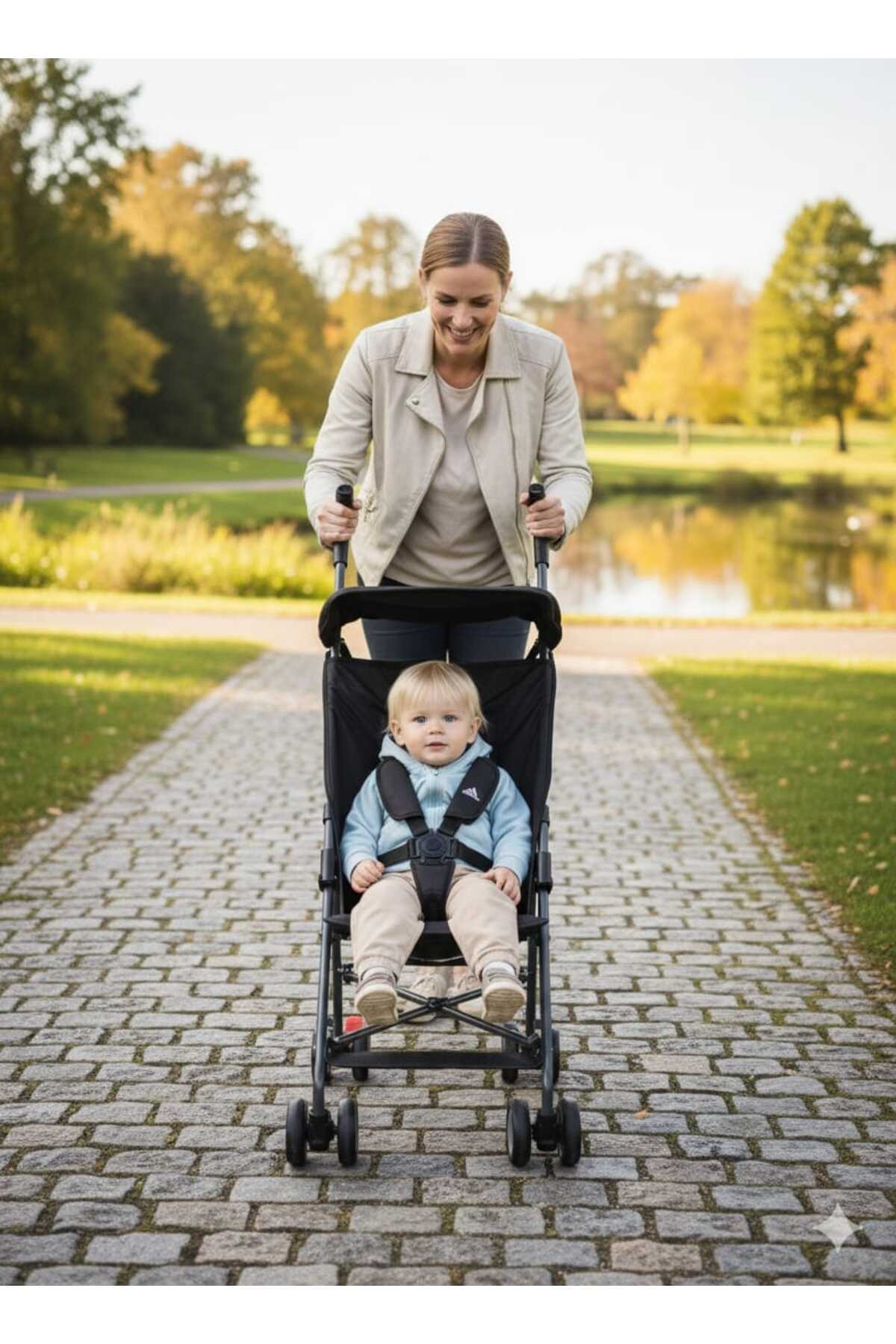 ALDEBA Girist Katlanabilir Pratik Baston Bebek Arabası fotoğrafı 3 (önizleme)