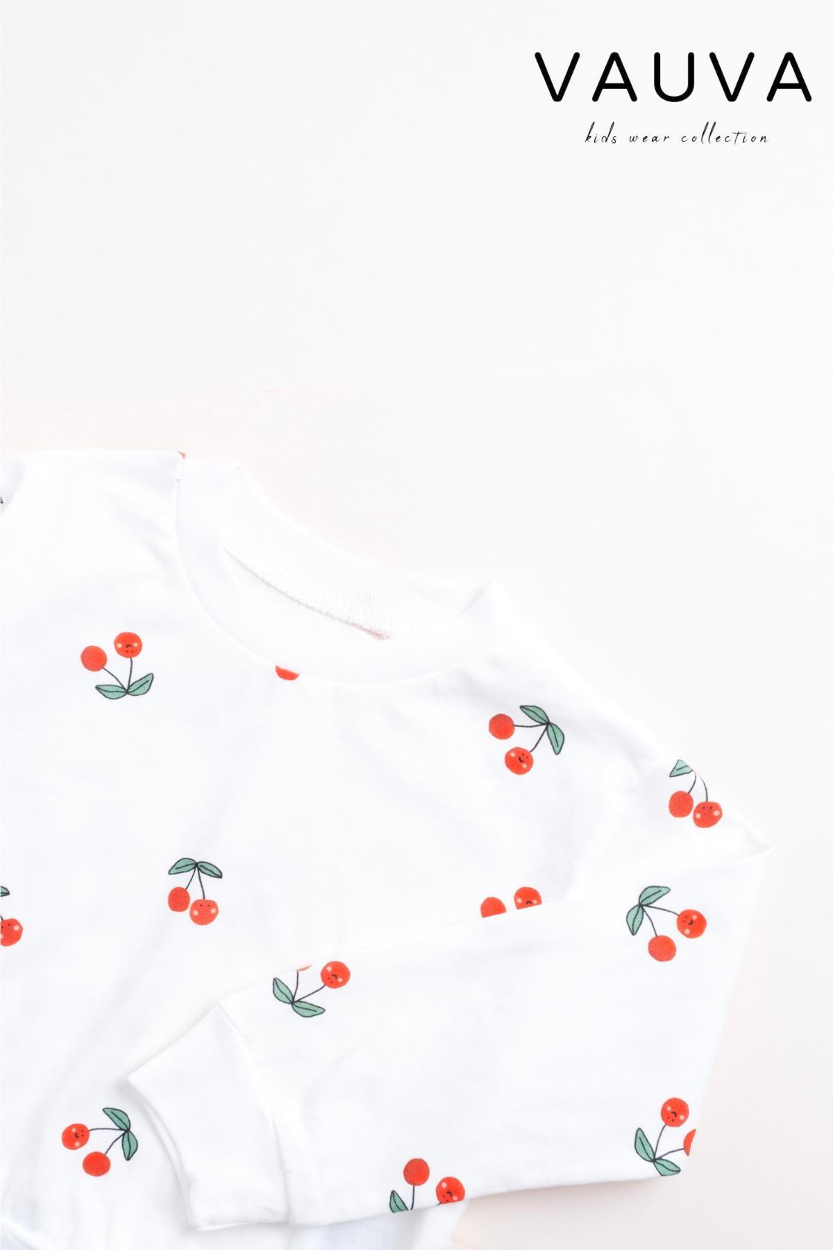 Vauva Pijama Takımı Uzun Kollu Baskılı Kız Erkek Bebek Çocuk Pijama Takımı fotoğrafı 2 (önizleme)