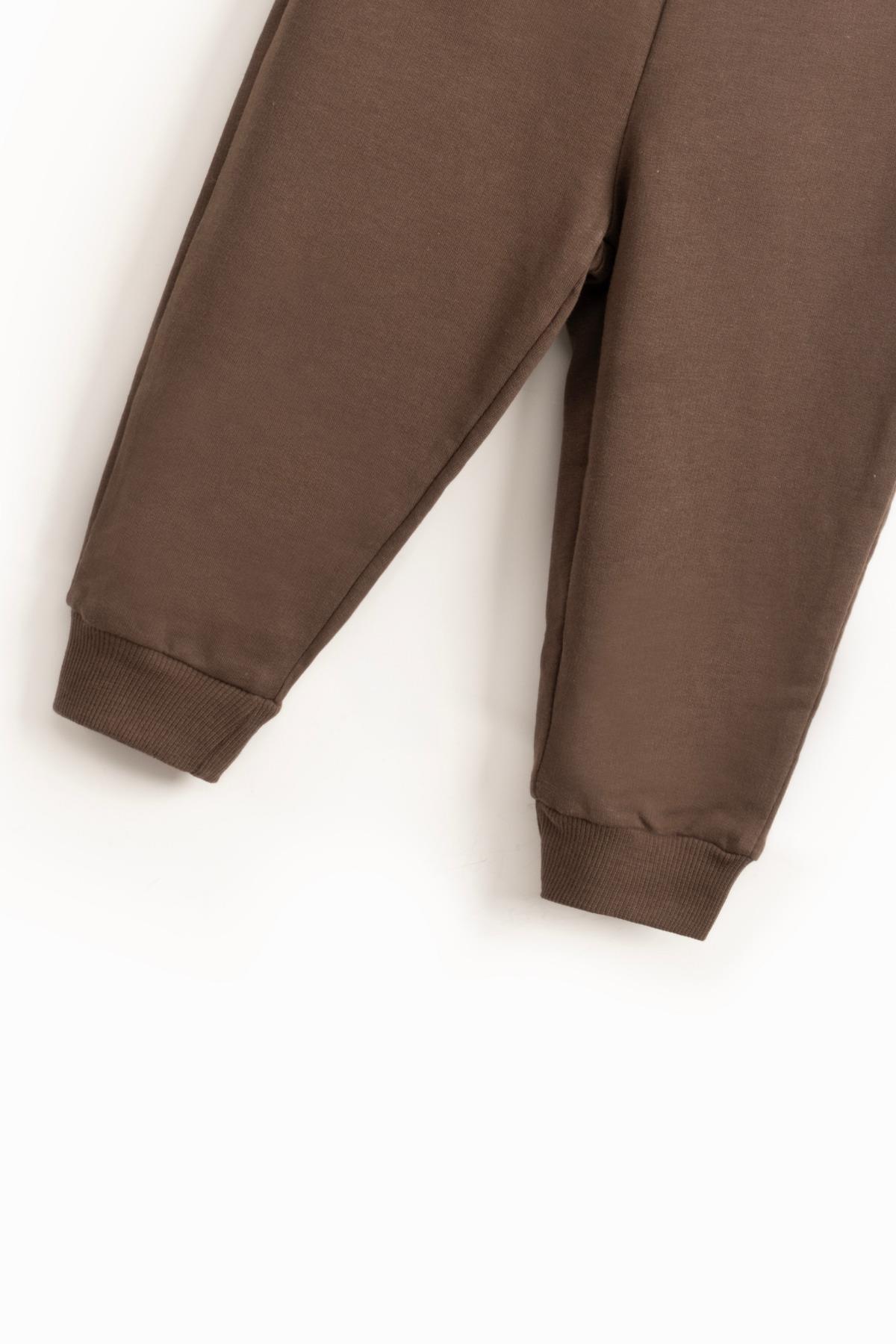 Vauva Kız Erkek Bebek Çocuk Takım Mevsimlik Uzun Kollu Bereli Takım fotoğrafı 5 (önizleme)