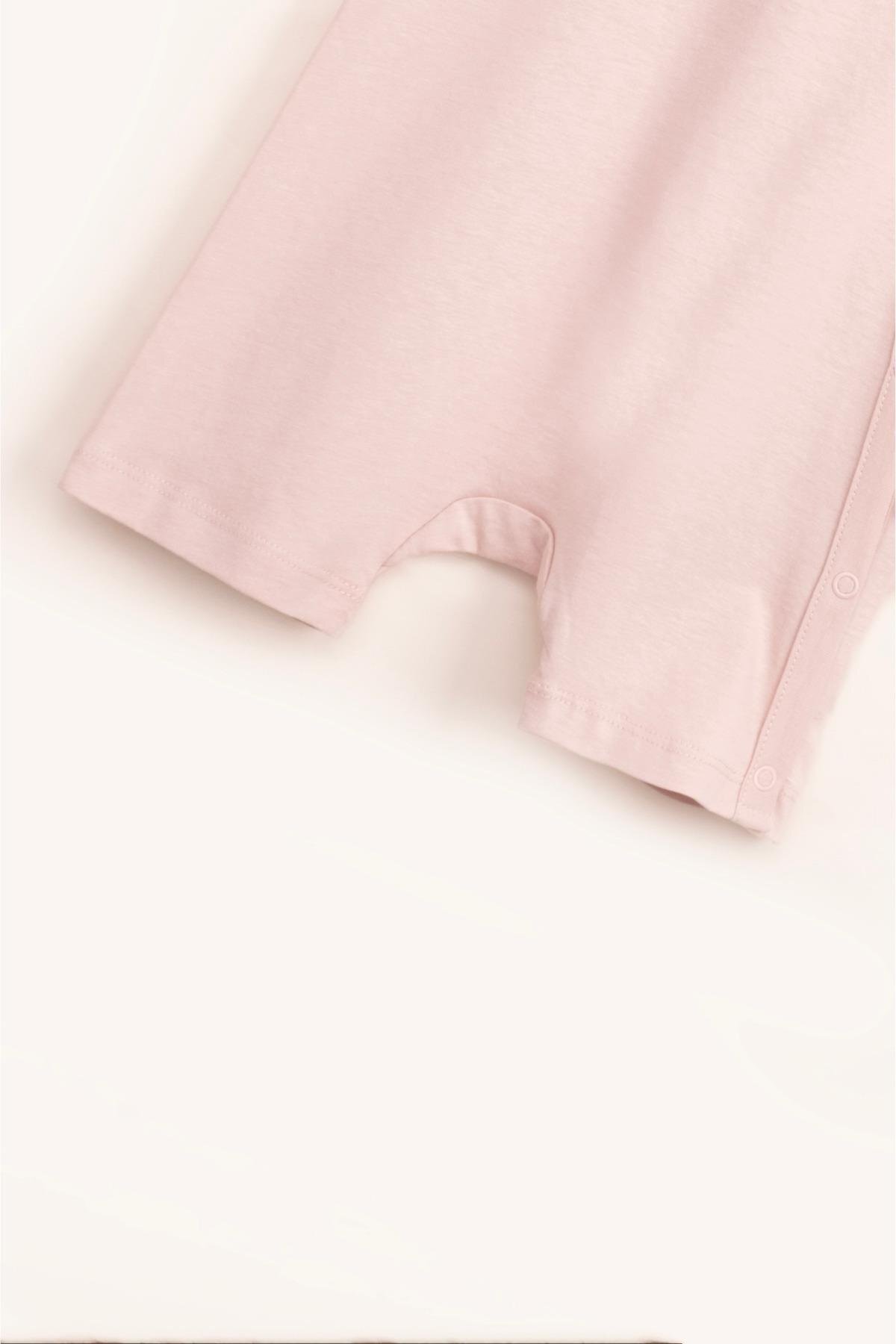 Vauva 2’li Çıtçıtlı Tulum Baskılı Nakışlı Bebek Çocuk Yazlık Tulum fotoğrafı 5 (önizleme)