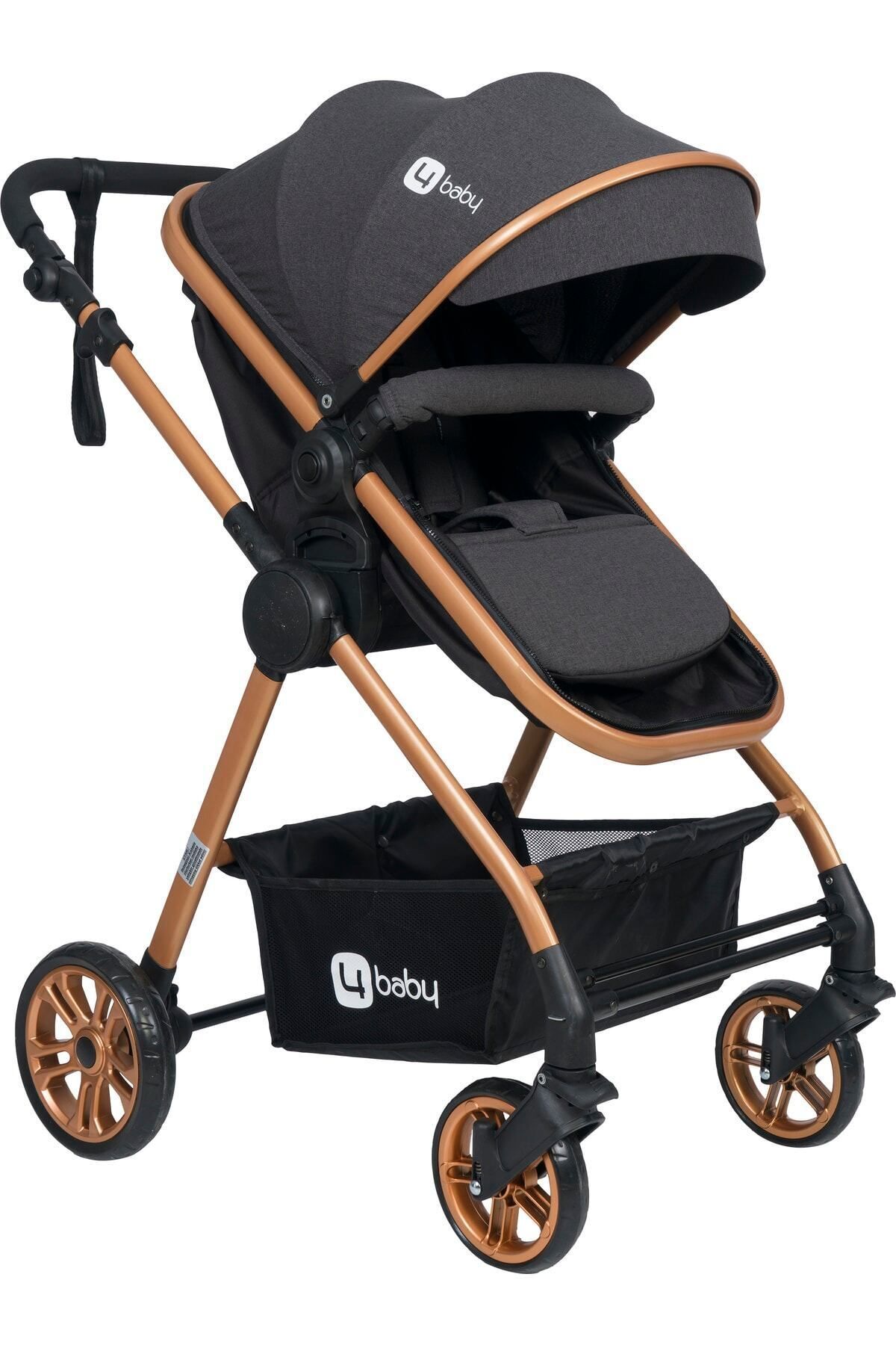 4 Baby Efsane 5'li Set Travel Bebek Arabası Puset Elektrikli Ana Kucağı Beşik Termal Çanta Hediyeli fotoğrafı 4 (önizleme)