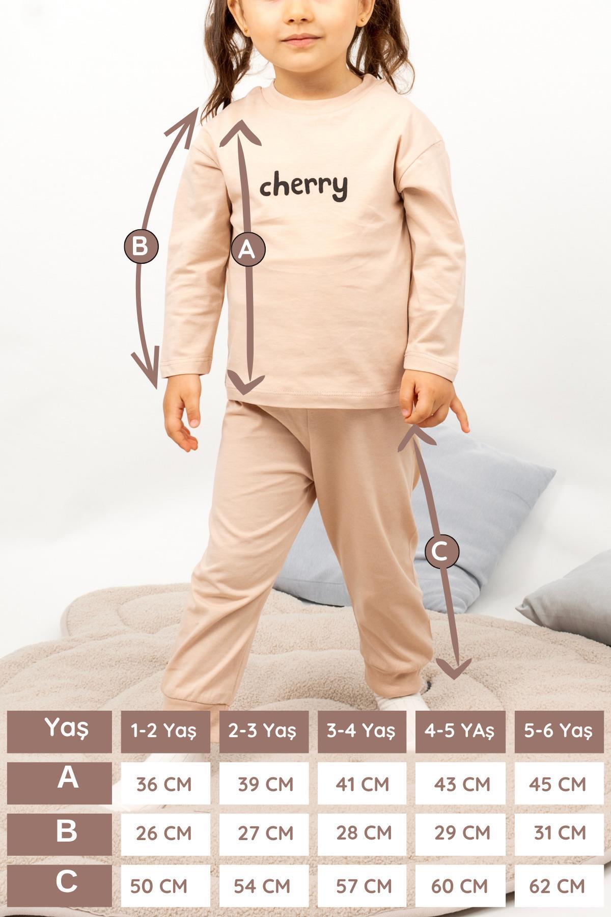 Vauva Kız Erkek Çocuk Pijama Takımı Uzun Kollu %100 Pamuklu Pijama Takımı fotoğrafı 7 (önizleme)