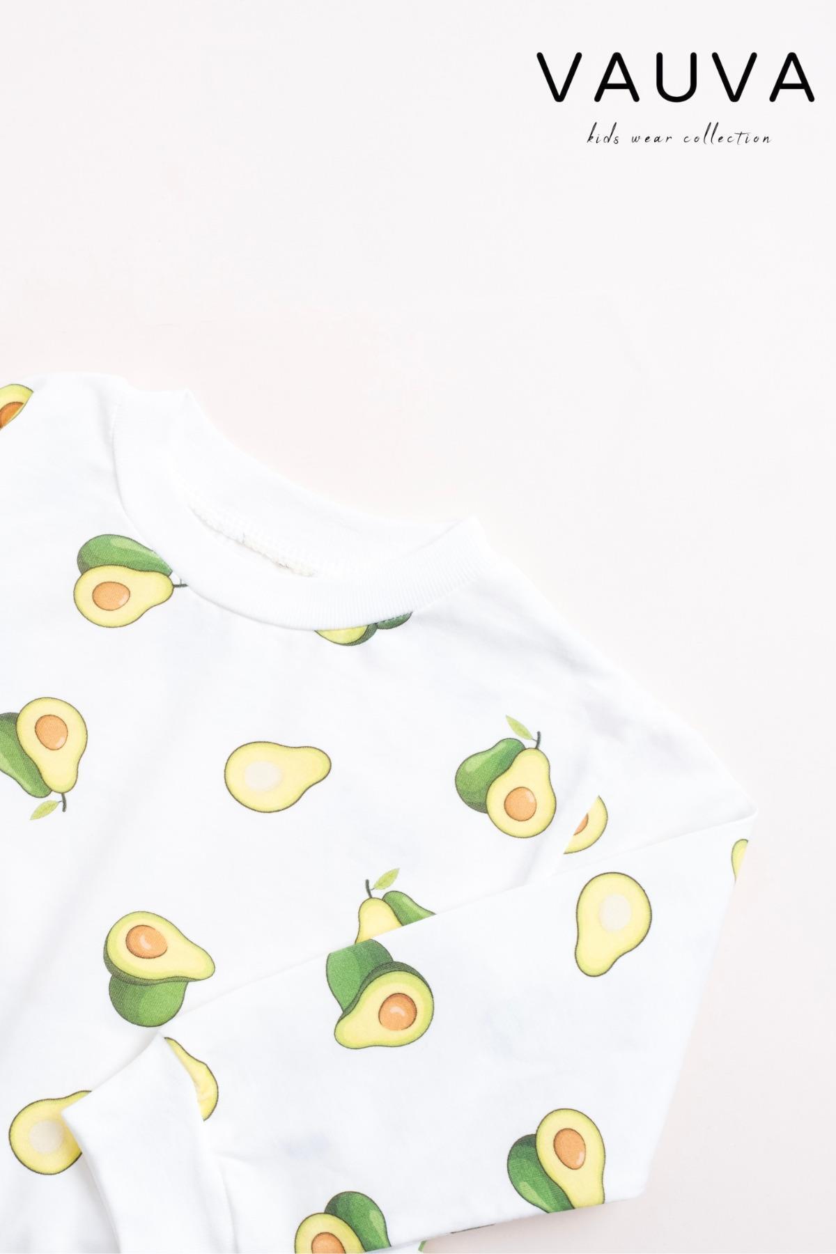 Vauva Pijama Takımı Uzun Kollu Baskılı Kız Erkek Bebek Çocuk Pijama Takımı fotoğrafı 2 (önizleme)