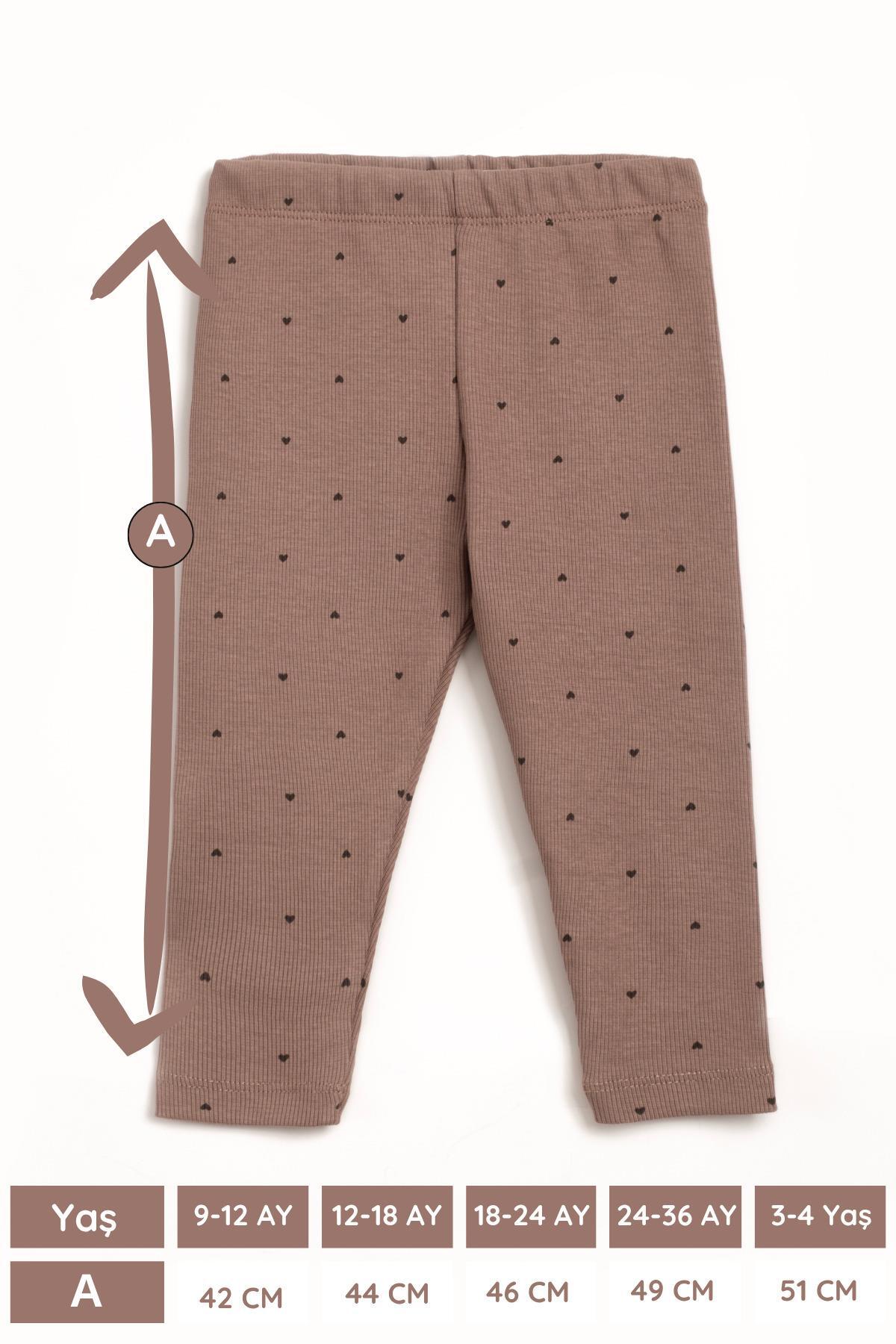 Vauva Kız Çocuk Desenli Tayt fotoğrafı 4 (önizleme)