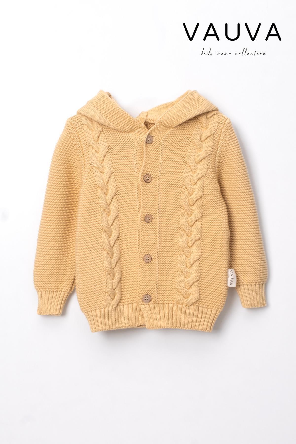 Vauva Kız Erkek Bebek Çocuk Triko İkili Takım Mevsimlik Uzun Kollu Örme Takım fotoğrafı 2 (önizleme)