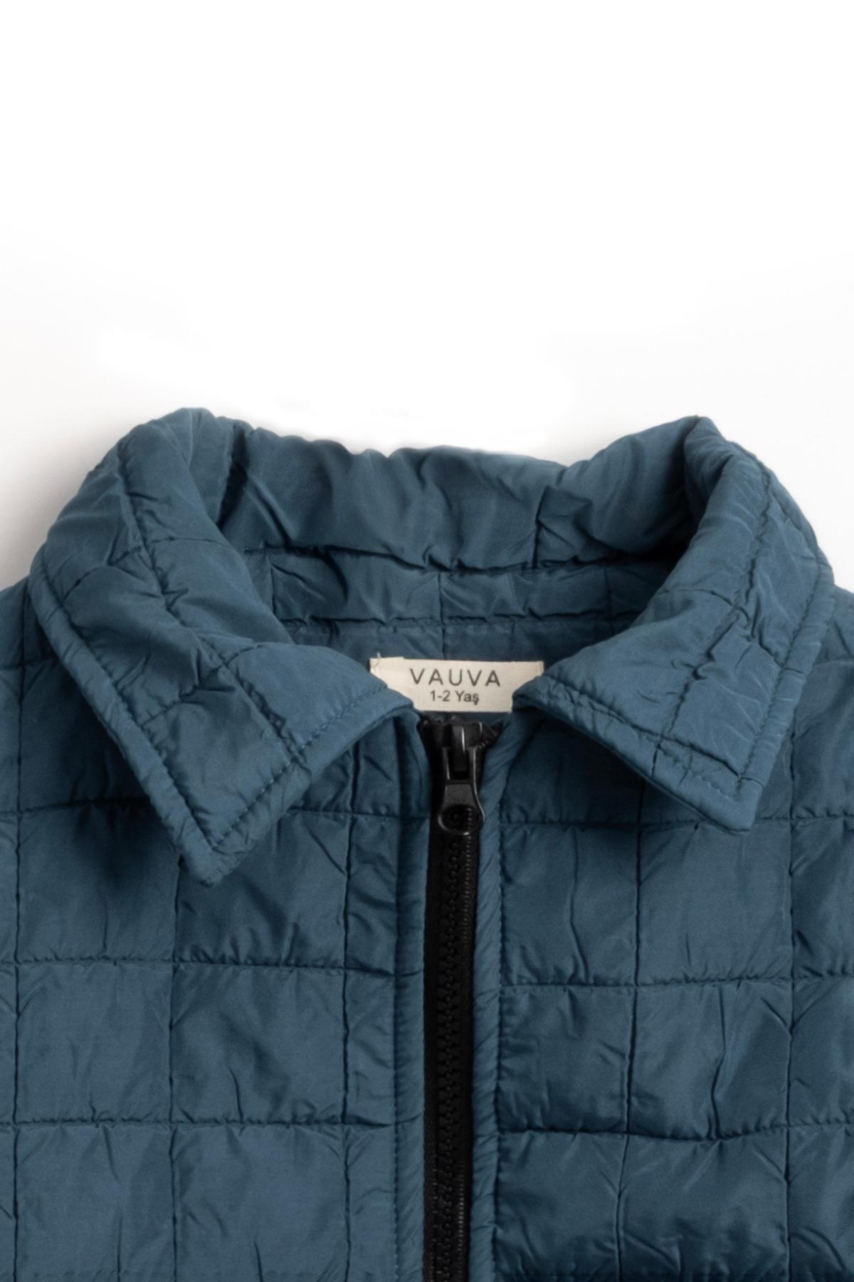 Vauva Çocuk Kışlık Mont Yumuşak Astar, Rüzgar Geçirmez, Rahat Kalıp fotoğrafı 3 (önizleme)