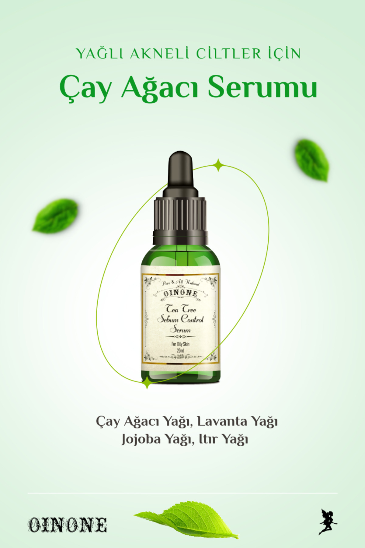 برای پوست چرب مستعد آکنه و جوش‌های سرسیاه - پاک‌کننده صورت روغن درخت چای — LA OI22 — تصویر 4 از 8