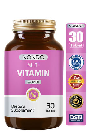Nondo Multivitamin Women 30 Tablet ( Multiwomen Folik Asit Magnezyum Selenyum...