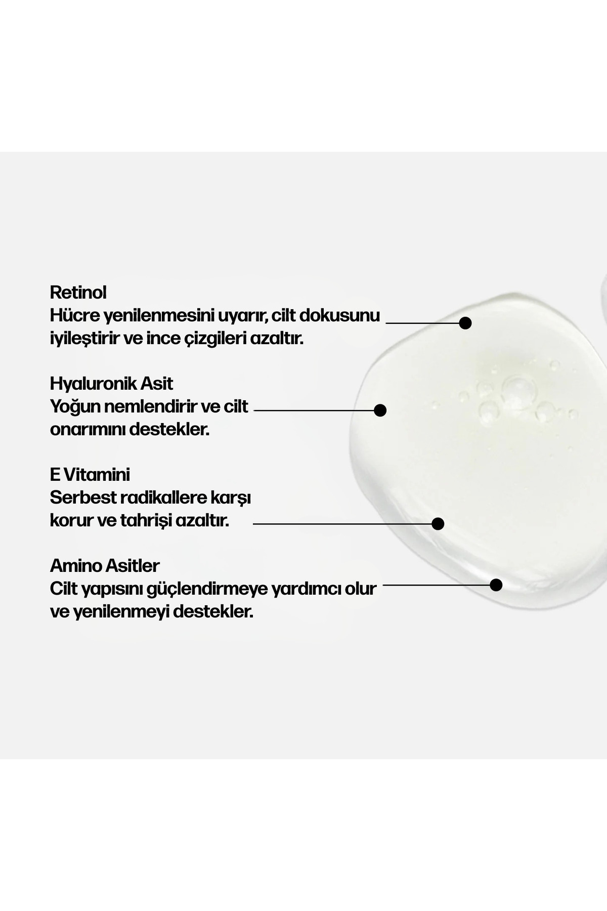 2% Retinol Serum 30 ml Yaşlanma Ve Kırışıklık Karşıtı — SR001 — تصویر 3 از 7