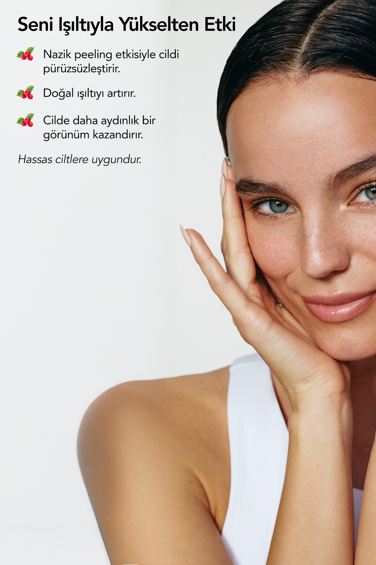 Raspberry GlowUp Instant LushGlow Vegan Exfoliator - Cildi Derinlemesine Arındıran & Işıltı Kazandır — AG728 — تصویر 5 از 9