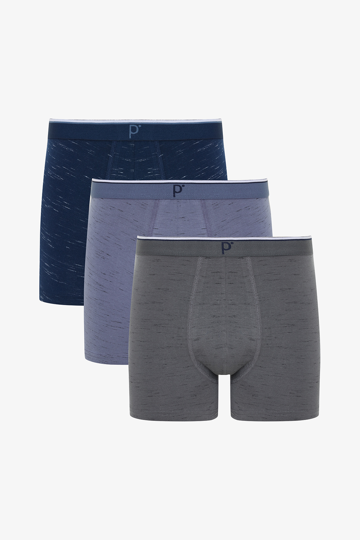 Penti Erkek DSA Melange 3lü Çok Renkli Boxer