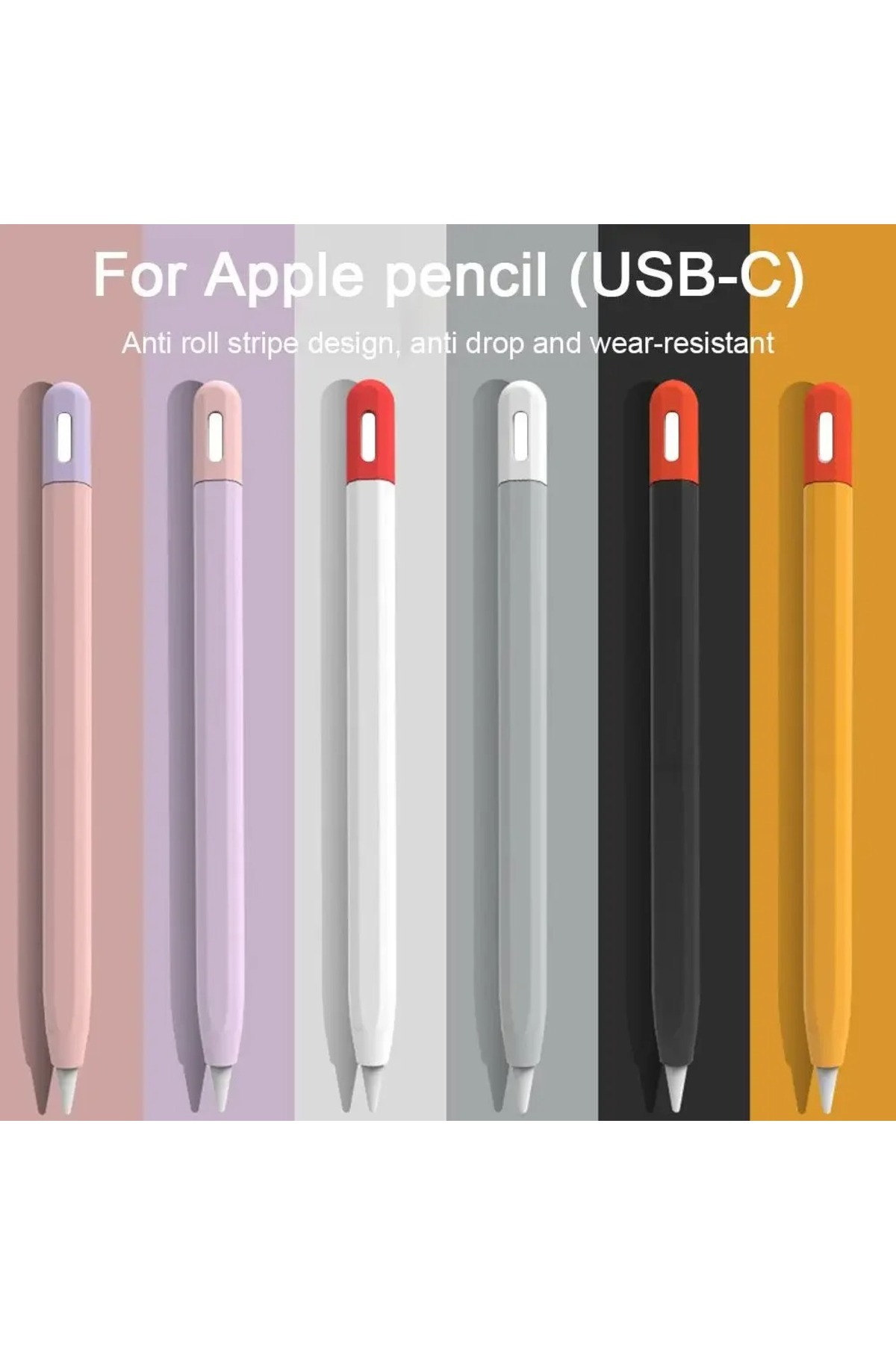 NANOSPACE Apple Pencil 3. Nesil ( USB-C ) İle Uyumlu Kılıf Silikon