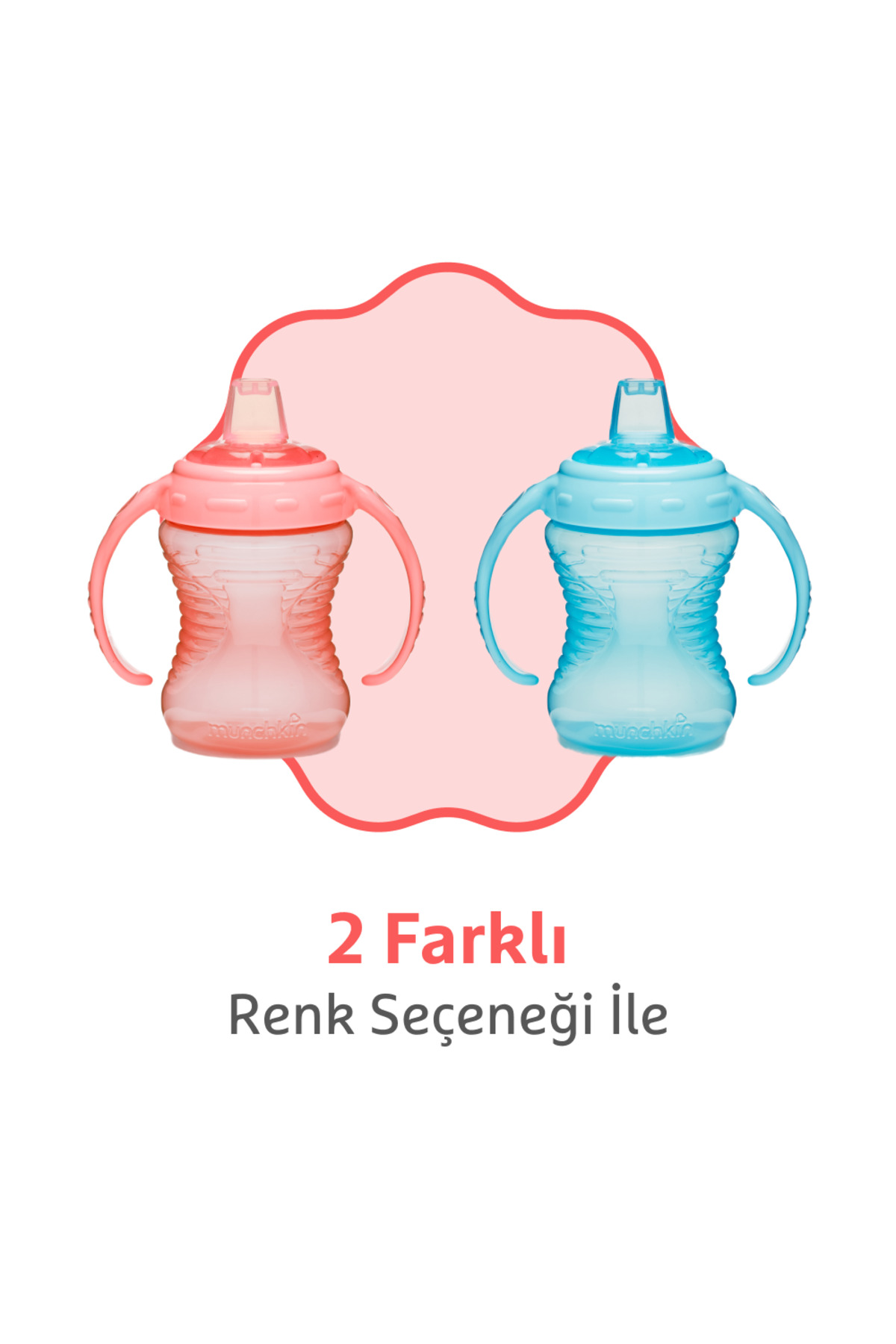 Munchkin Might Alıştırma Bardağı, 237ml,6ay+1 Adet ,PEMBE fotoğrafı 7 (önizleme)