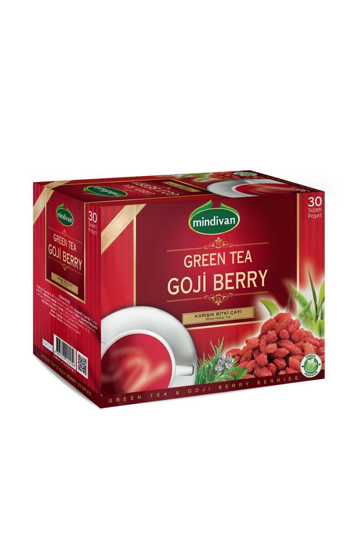 Mindivan Goji Berry Çayı 30'lu Süzen Poşet