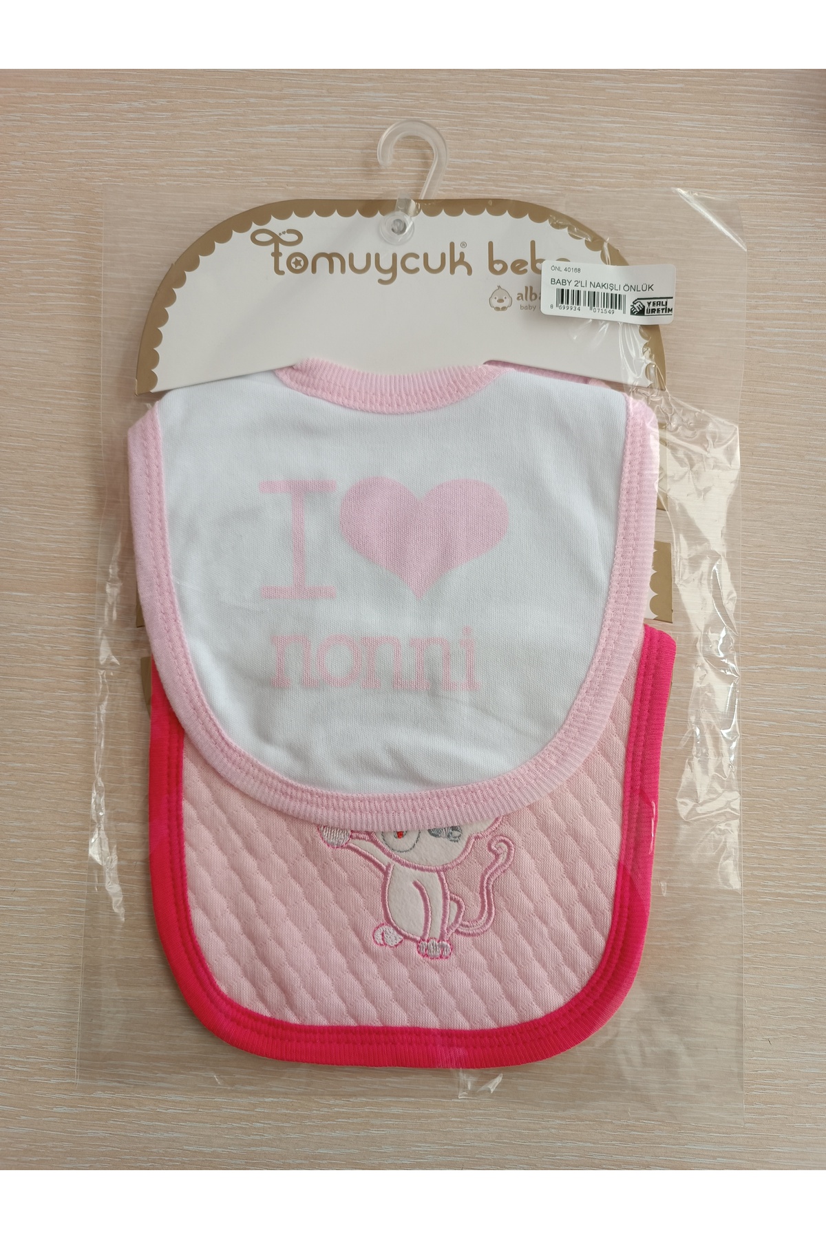 Bebella 4'LÜ MAMA ÖNLÜĞÜ KIZ BEBEK ÖNLÜK %100 PAMUKLU VE NAKIŞLI SALYA ÖNLÜK FULAR ÇITÇITLI fotoğrafı 4 (önizleme)