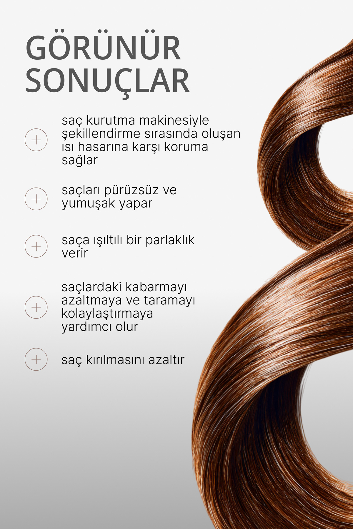 Güçlendirici Canlandırıcı Saç Bakım Spreyi | Hair Care Spray (Keratin, Procapil, Vit. E) — LNJ05162 — تصویر 4 از 5