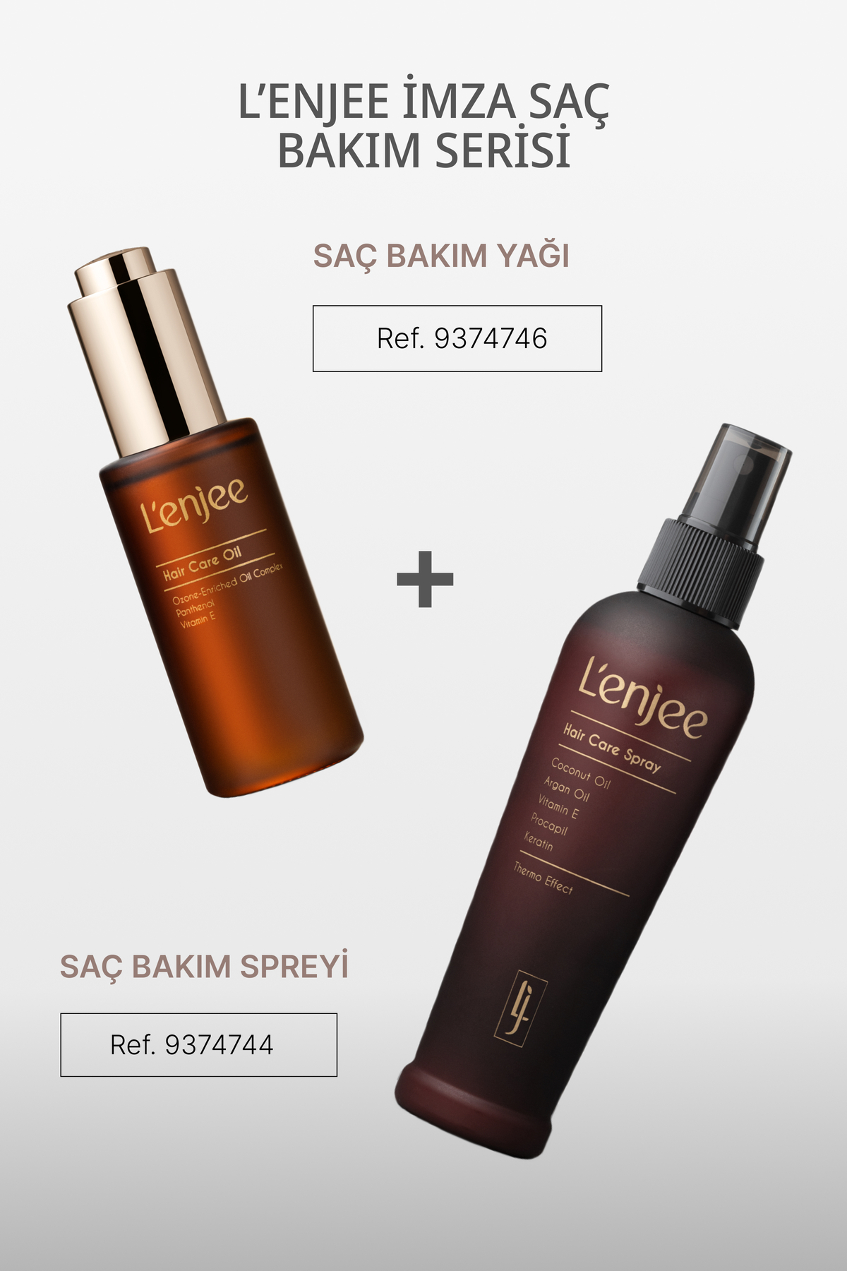 Güçlendirici Canlandırıcı Saç Bakım Spreyi | Hair Care Spray (Keratin, Procapil, Vit. E) — LNJ05162 — تصویر 5 از 5