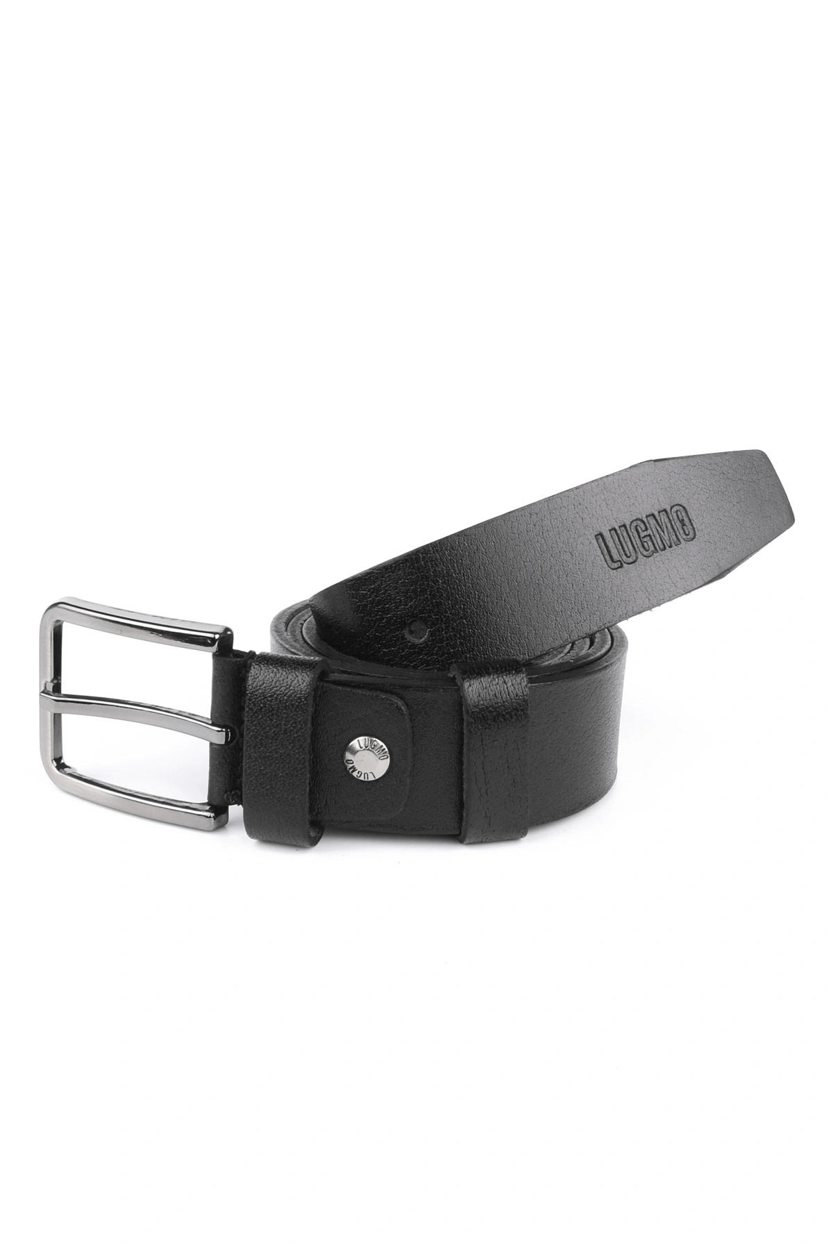 LUGMO  2 Adet Hakiki Deri Erkek Kemeri 4 cm Siyah Keten ve Kot Uyumlu - Görsel 3