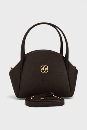 REVENKO Kahverengi Kadın Omuz çantası ve Çapraz Çanta Fermuar Kapamalı.