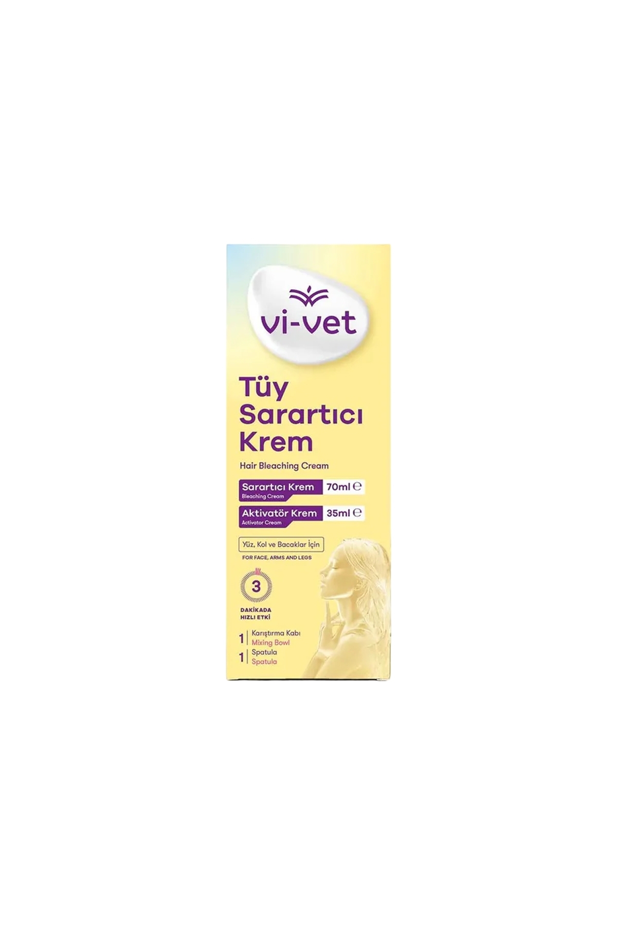 Vi vet Tüy Sarartıcı Krem Set 70ml+ 35ml - Fiyatı, Yorumları