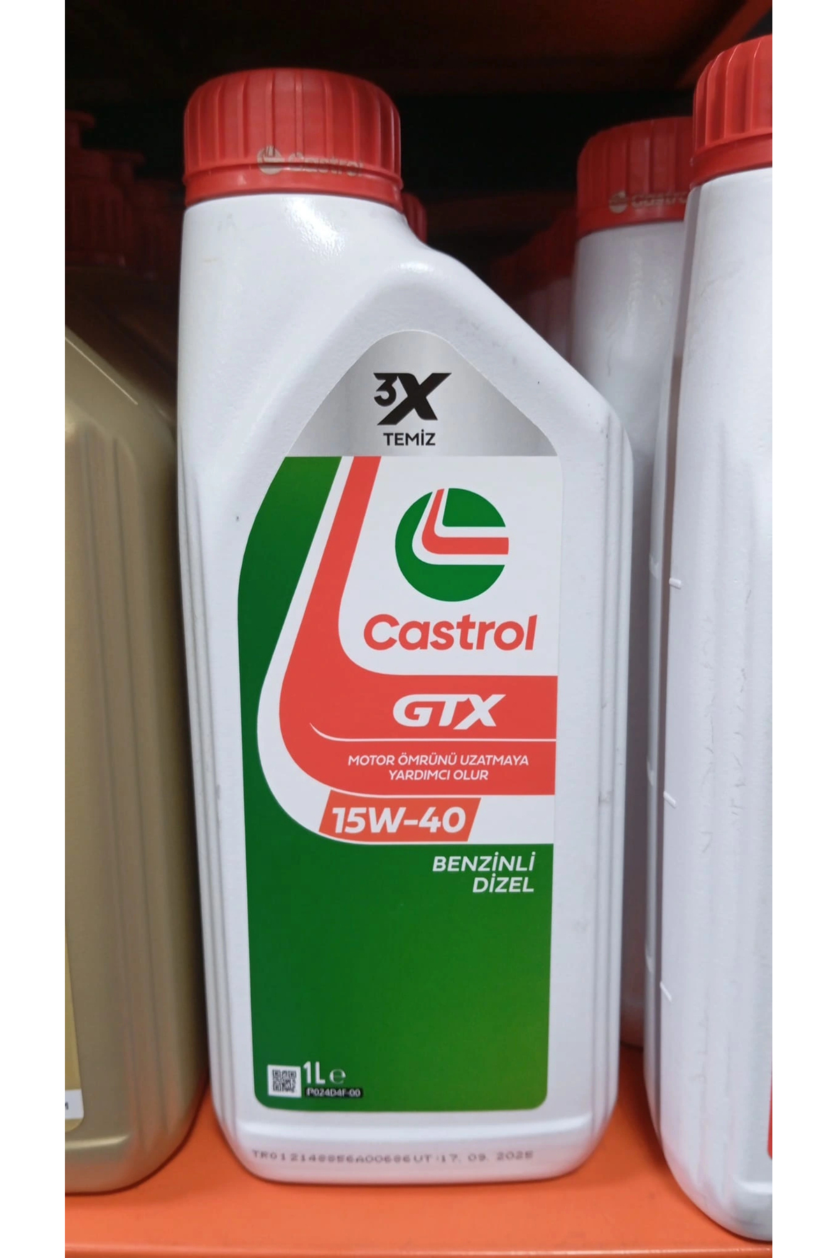 Castrol Gtx Essential 15w-40 1 Lt Dizel Benzinli Motor Yağı