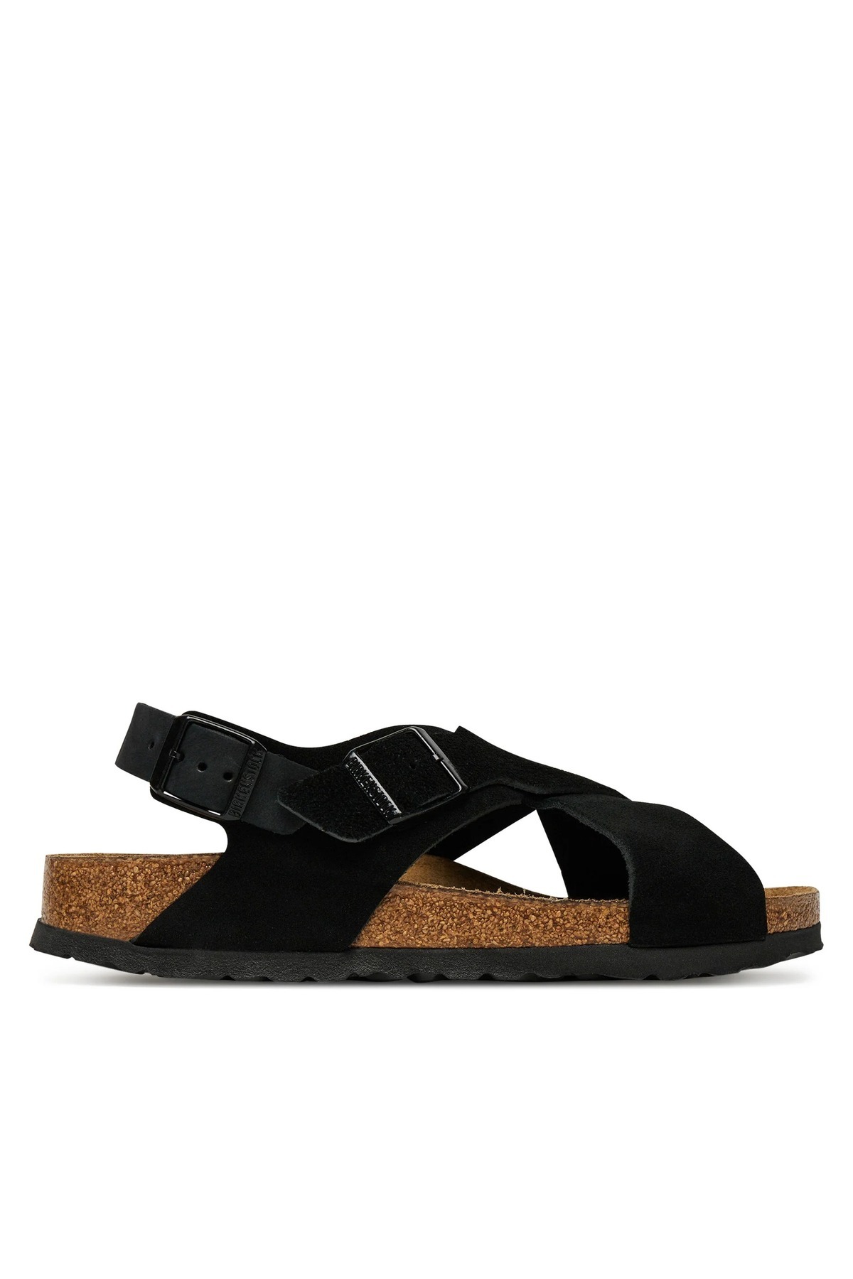 صندل زنانه مشکی چرم جیر تولوم، کد ۱۰۲۹۷۷۹، اسنیکسترا بیرکن استاک صندل Birkenstock