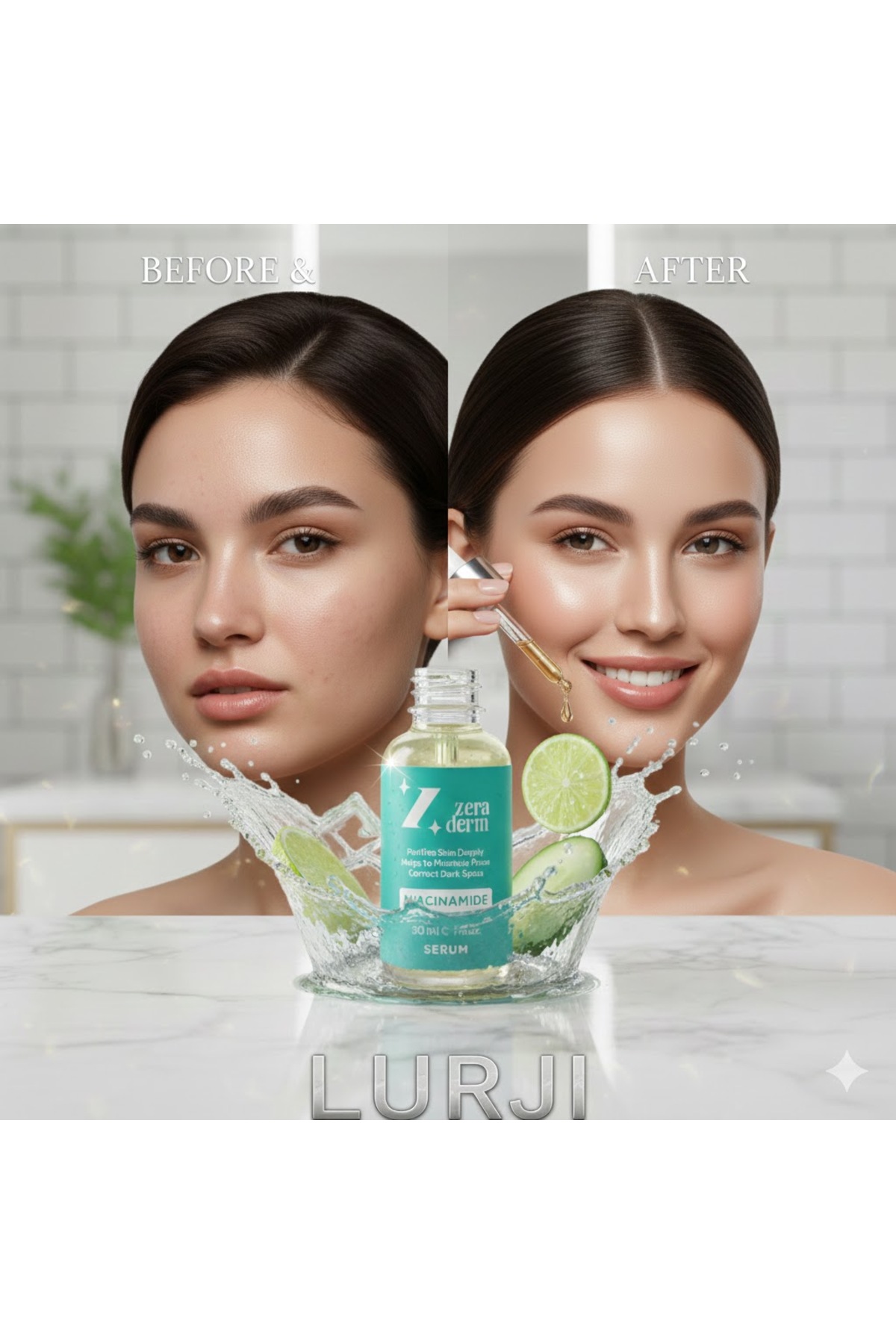 B3 Vitamini Niacinamide % 2 Alpha-Arbutin + İçeren Aydınlatıcı — LURJİNiacinamide — تصویر 4 از 9