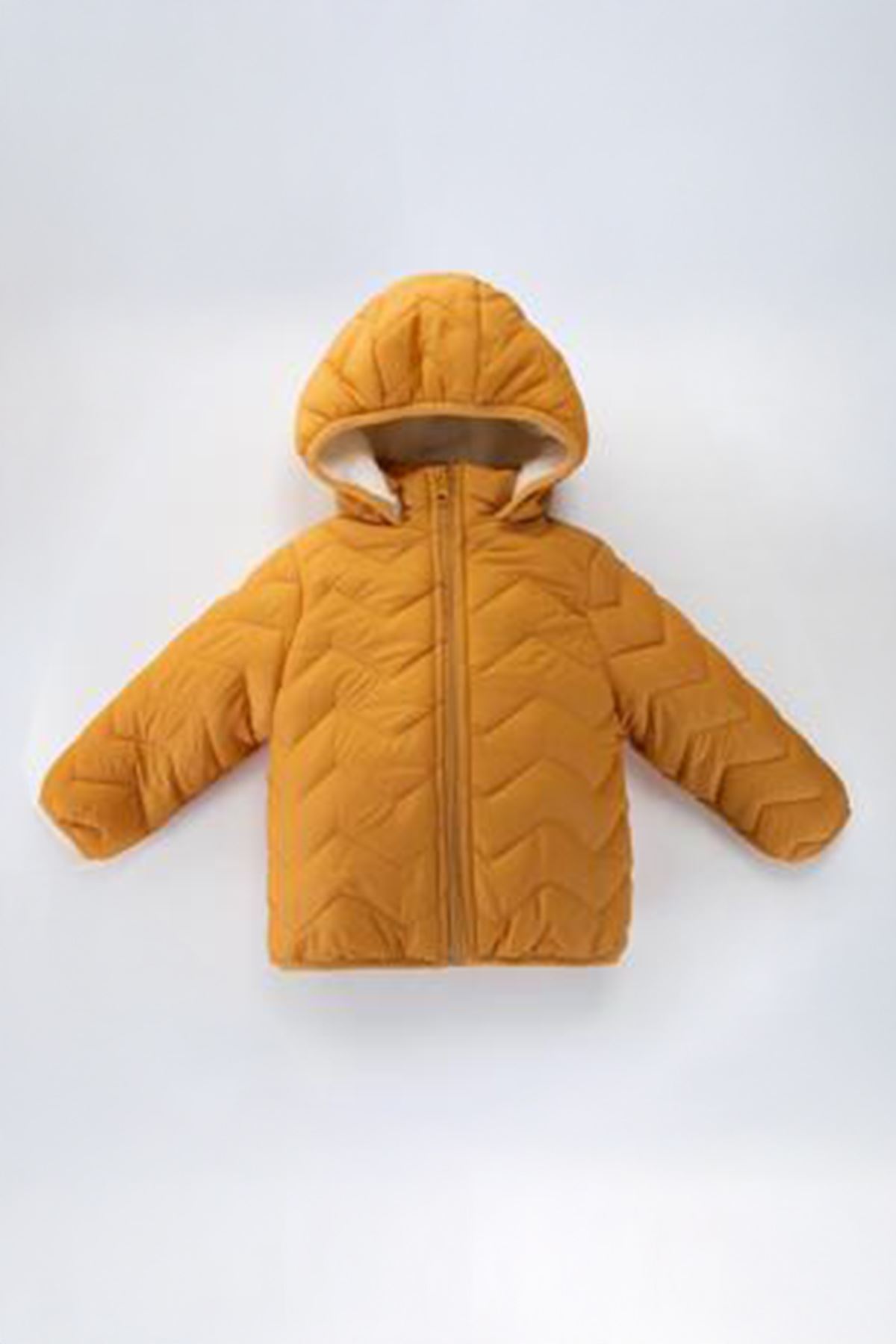 Minigimin Cicileri Miniğimin Cicileri ( 1 - 10yaş ) Kapitone İçi Welsoft Kaban Çocuk - Hardal fotoğrafı 2 (önizleme)