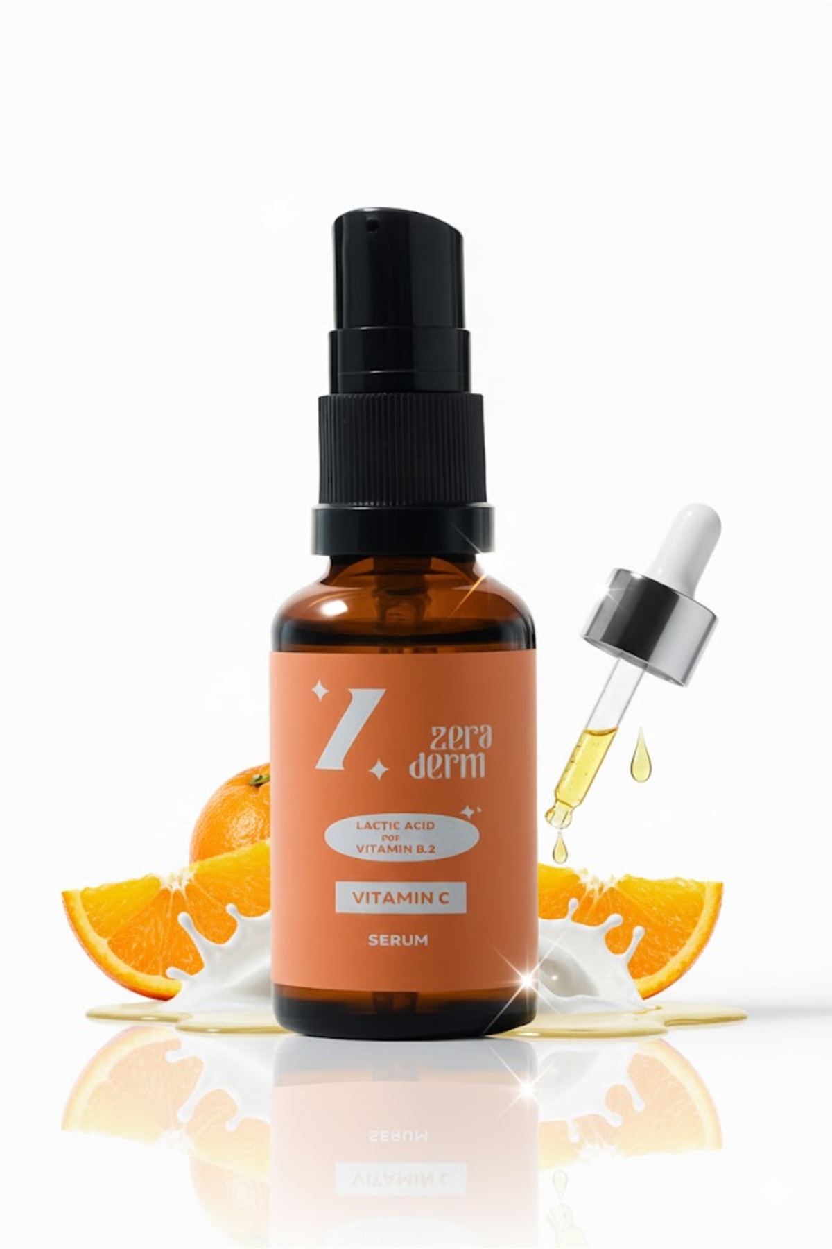 Leke Karşıtı Aydınlatıcı Vitamin C Serum Ascorbic Asit, Ferulic Asit 30 ML — cvitaminiserum01 — تصویر 5 از 7