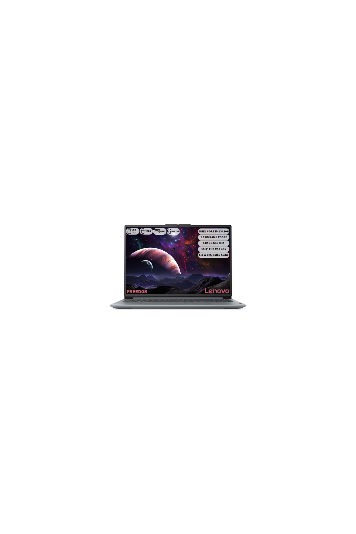 IdeaPad Slim 3 15IRH8 i5-13420H 16 GB 512 GB SSD 15