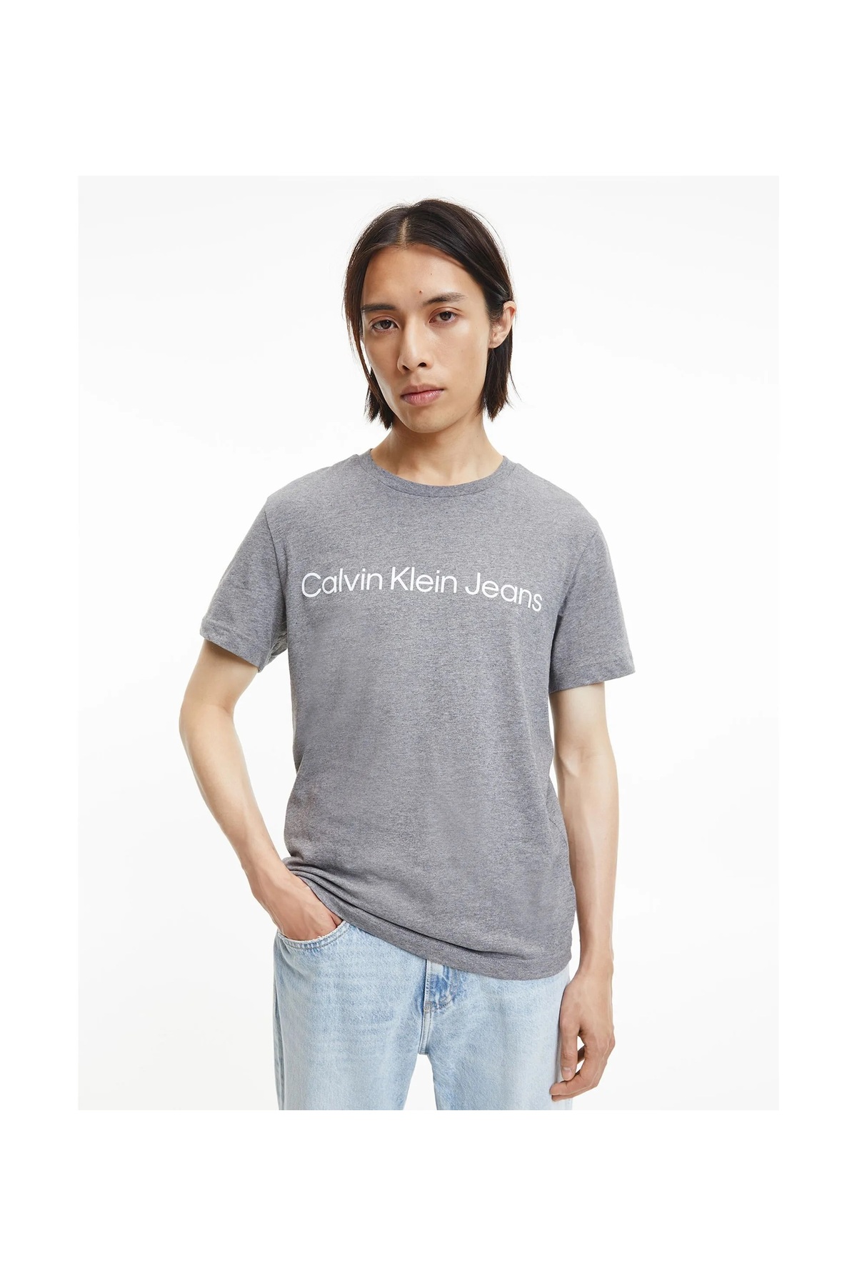 تیشرتمردانهCalvin Kleinخاکستری
