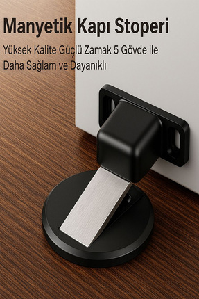 BERFİNO Manyetik Kapı Stoperi-Güçlü Mıknatıslı Kapı Tutucu