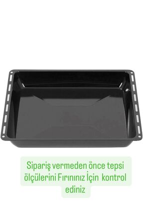 Becenhouse Ankastre Emaye Derin Parlak Fırın Tepsisi 45,5*37,5*3,5 cm