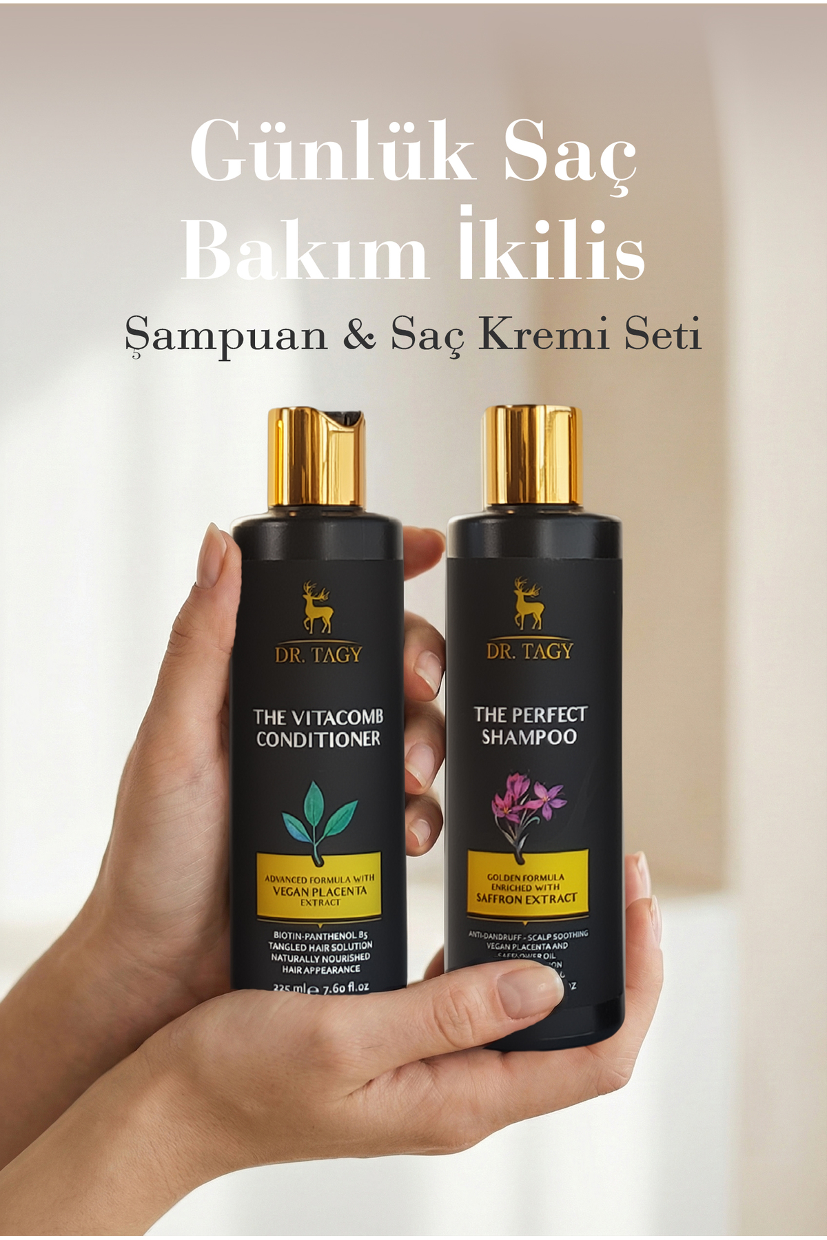 Saç bakım seti Onarıcı ve besleyici Şampuan & Saç Bakım Kremi — TAGY007 — تصویر 5 از 5