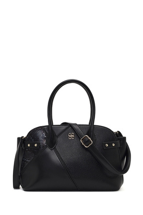 Derimod Kadın Siyah Uzun Askılı Desenli Kol Çantası 25WBD285614