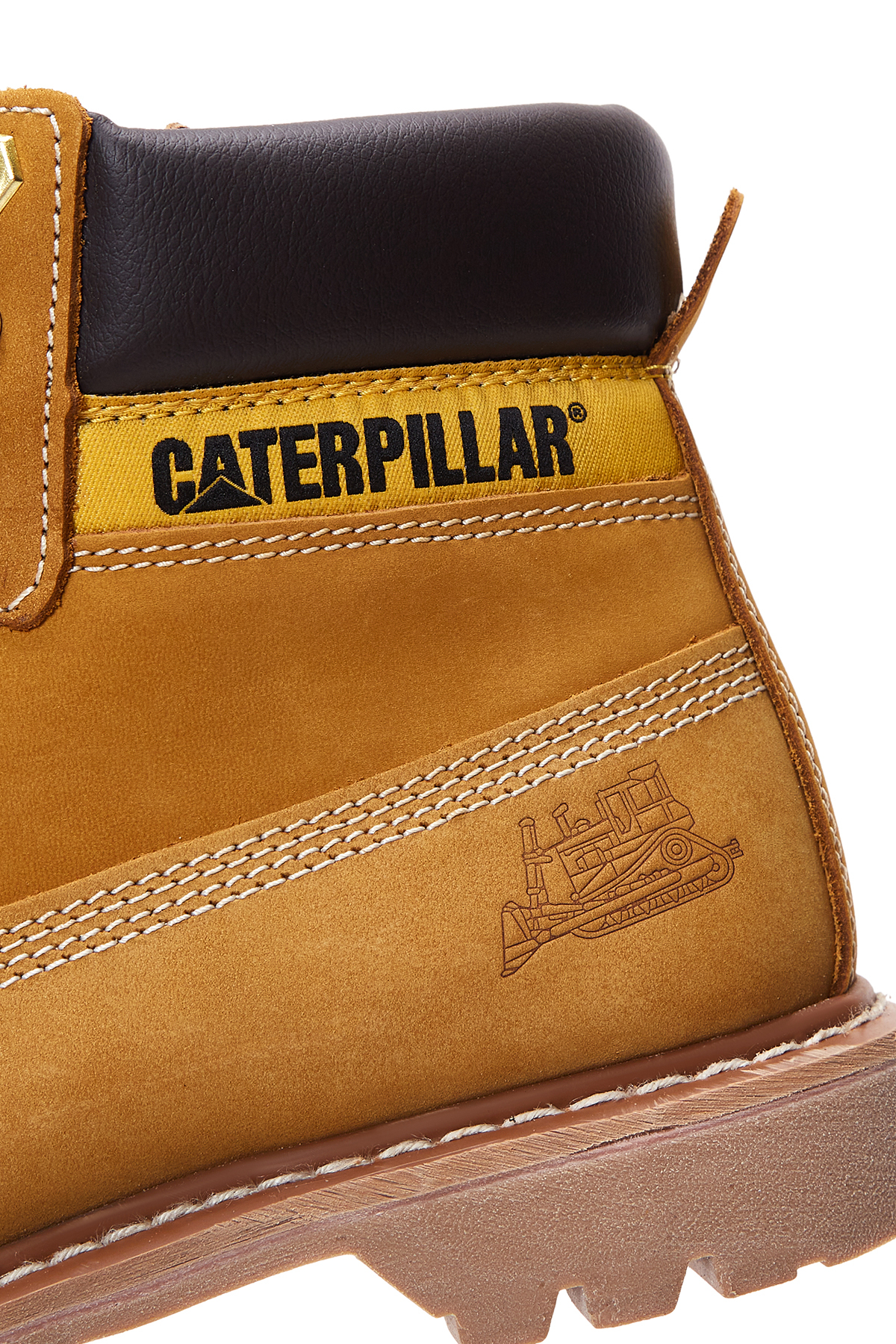 Caterpillar Erkek Hardal Colorado Nubuk Deri Bot 015M100031 görsel 8