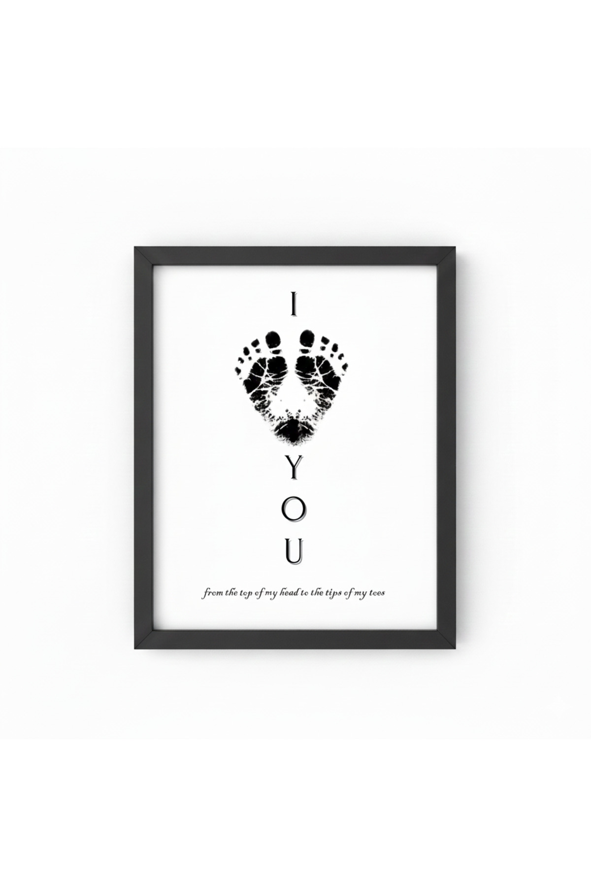 TinyPrint Stüdyo I Love You Temalı Seri El Ve Ayak İzi Anı Hatıra Seti Bebek & Çocuk & Patili Dostlar fotoğrafı 3 (önizleme)