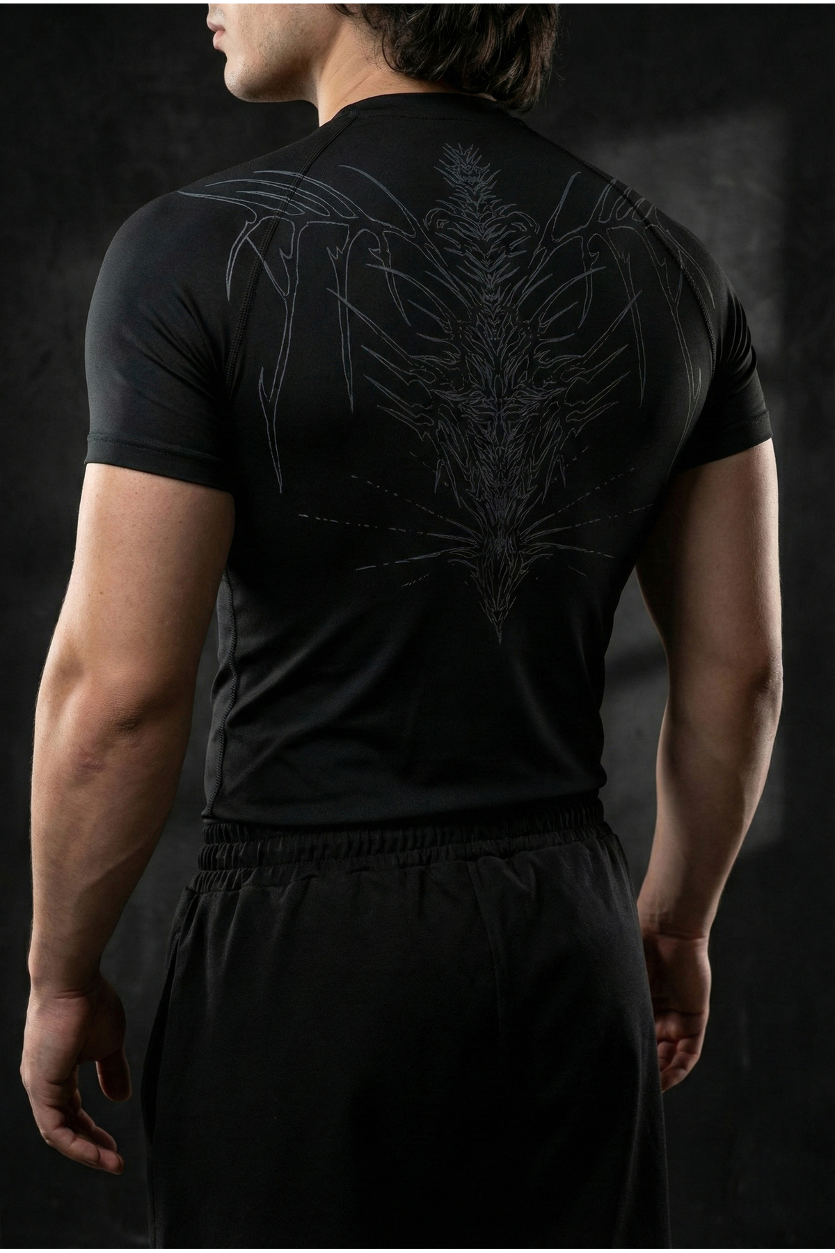 Liber Ezekiel - Compression T-shirt (SİYAH) görsel 3