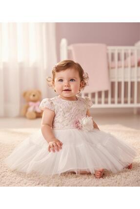 MİNİMONY 1-5 Yaş Kısa Kol Jakarlı Kız Bebek Çocuk Elbise Bayramlık Mezuniyet ...